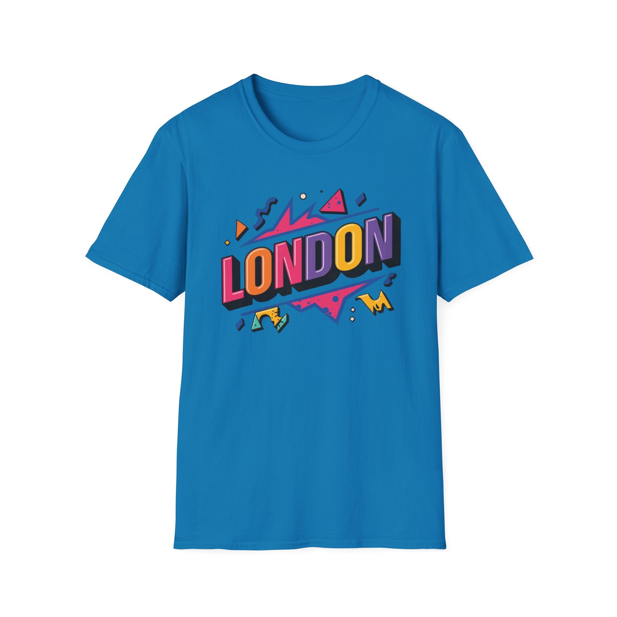 London Pop Art T-Shirt — Colorful Retro City Graphic Tee