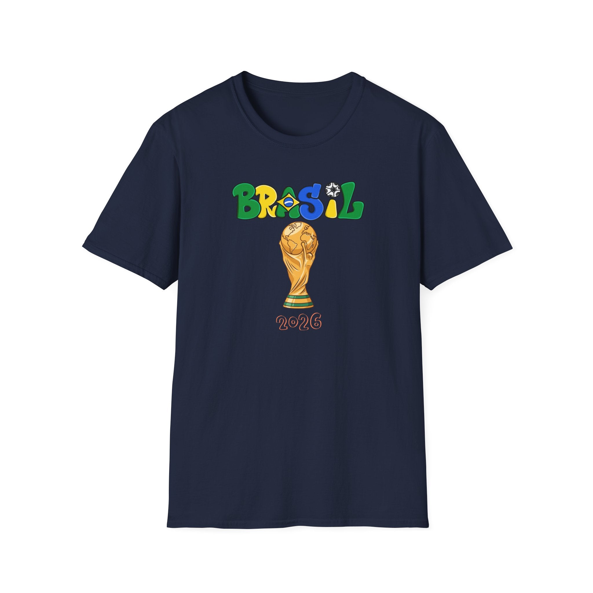 Brasil World Cup Trophy T-Shirt — Brazil Soccer Fan Tee