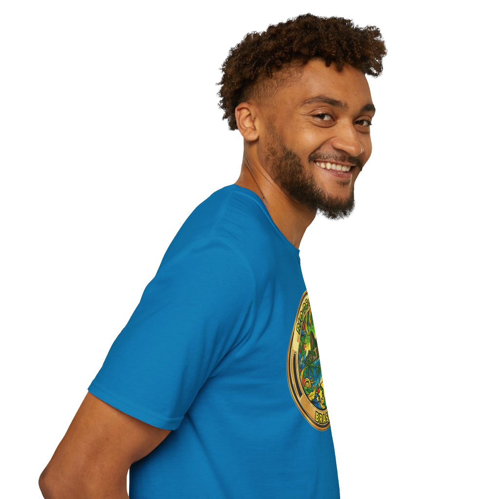 Rio de Janeiro Brazil Travel T-Shirt World Cup 2026 — Vintage Tropical Beach Badge