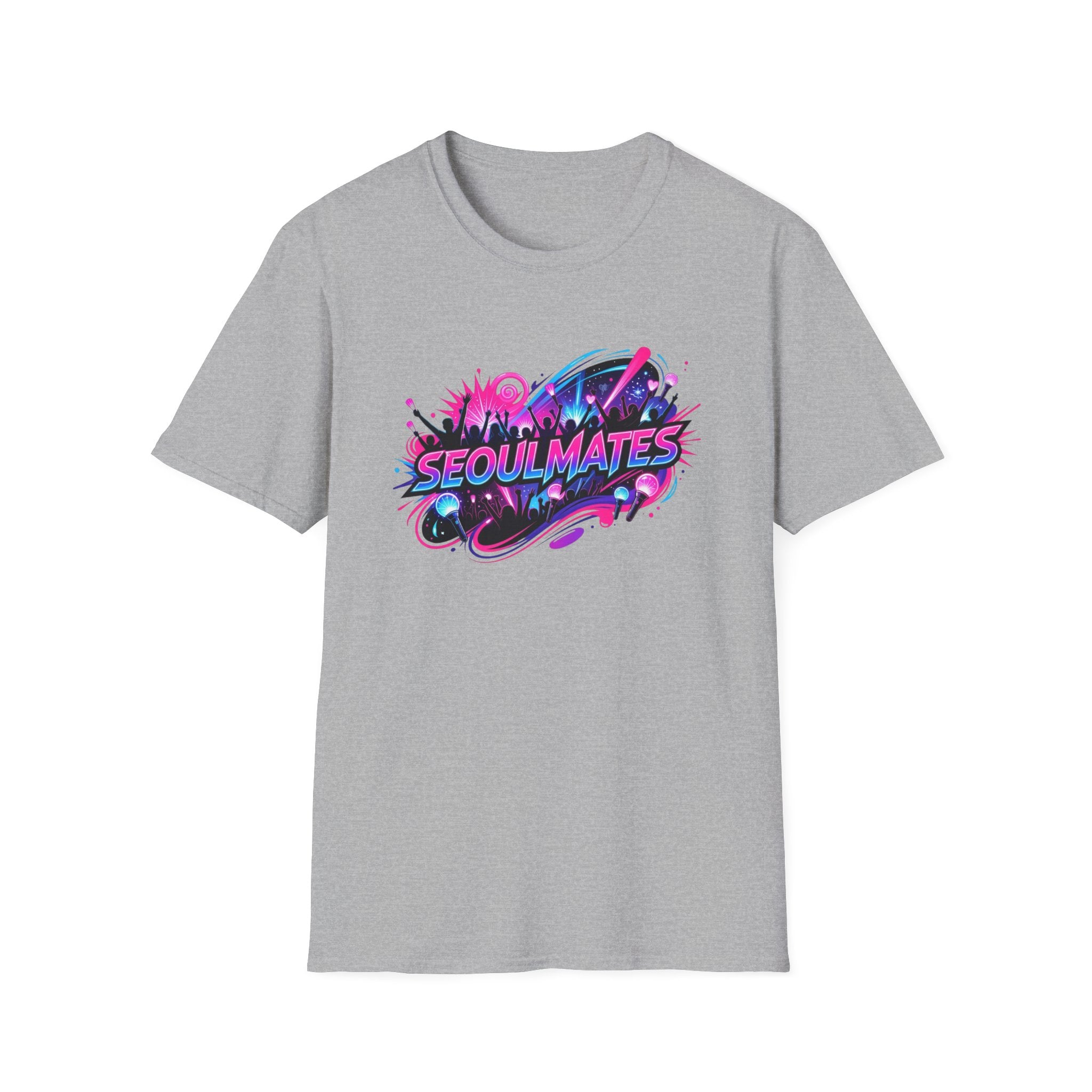 Seoulmates Graphic T-Shirt — Neon K-Pop City Vibe Tee