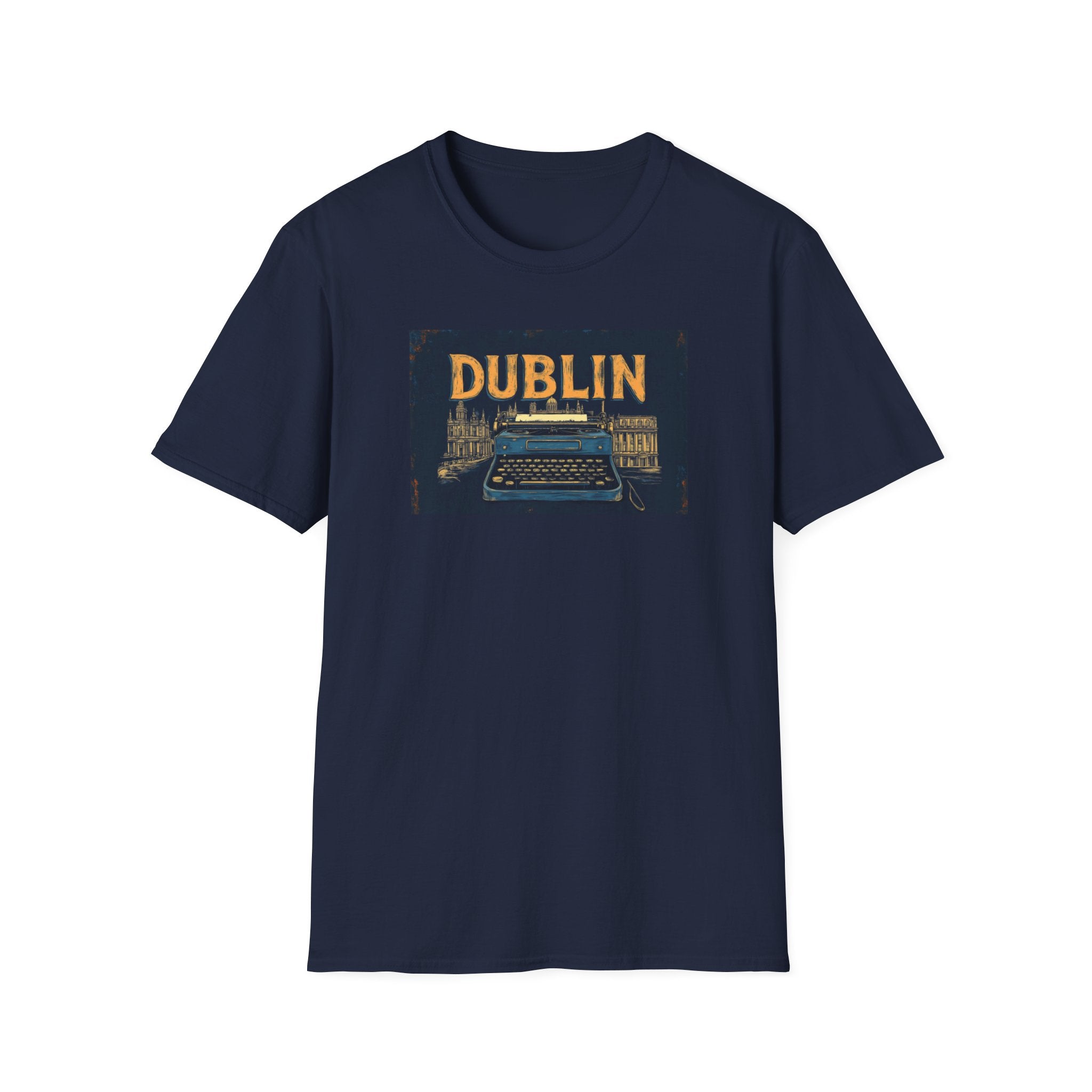 Dublin Vintage Typewriter T-Shirt | Ireland Typography Travel