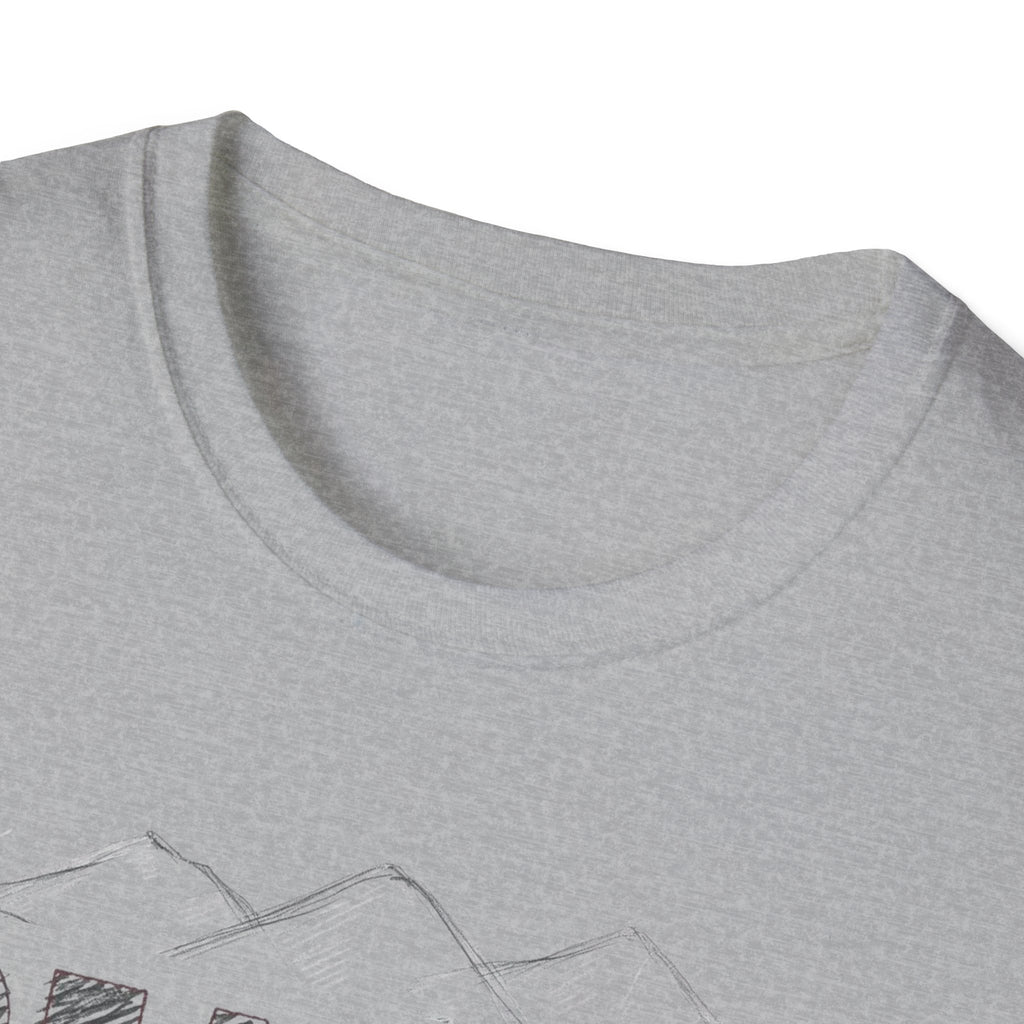 Seattle Mountains T-Shirt — "Where mountains meet the mind" Vintage City Tee