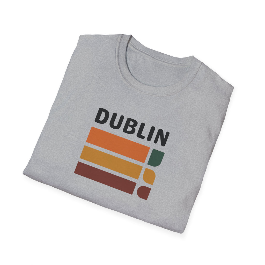 Dublin Retro Stripes T-Shirt | Irish City Graphic Tee