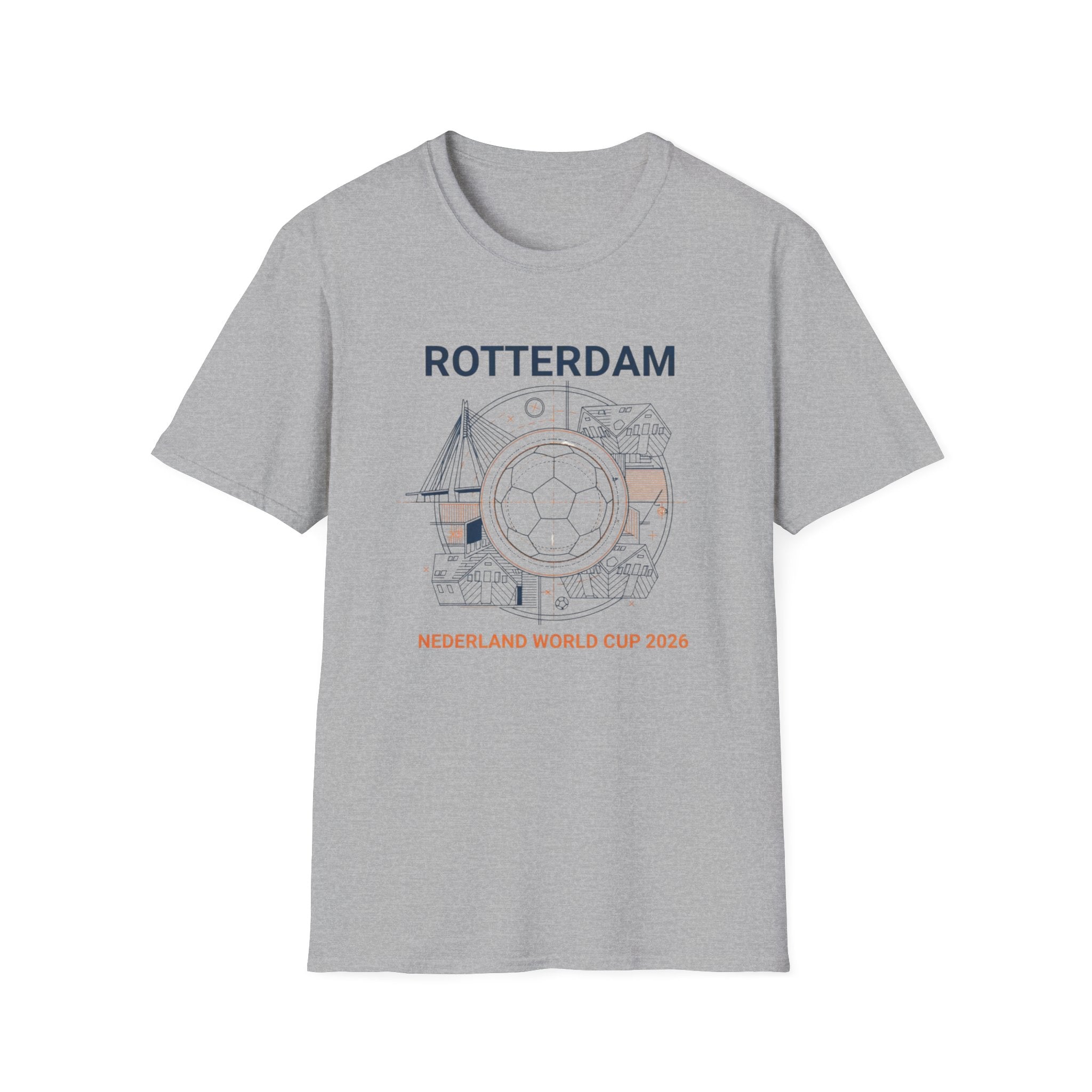 Rotterdam World Cup 2026 Soccer T-Shirt — Nederland Football Fan Tee