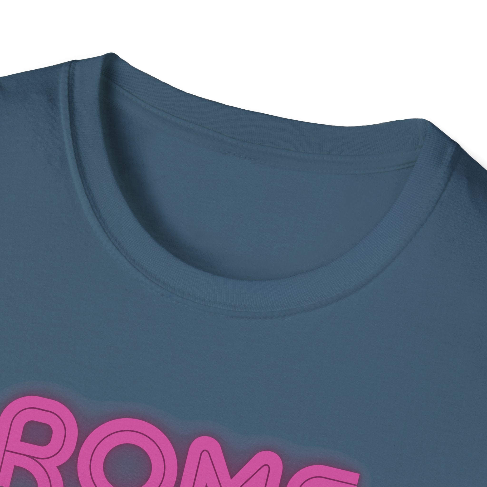 Rome Rome Rome T-Shirt | Pink Retro Text Tee