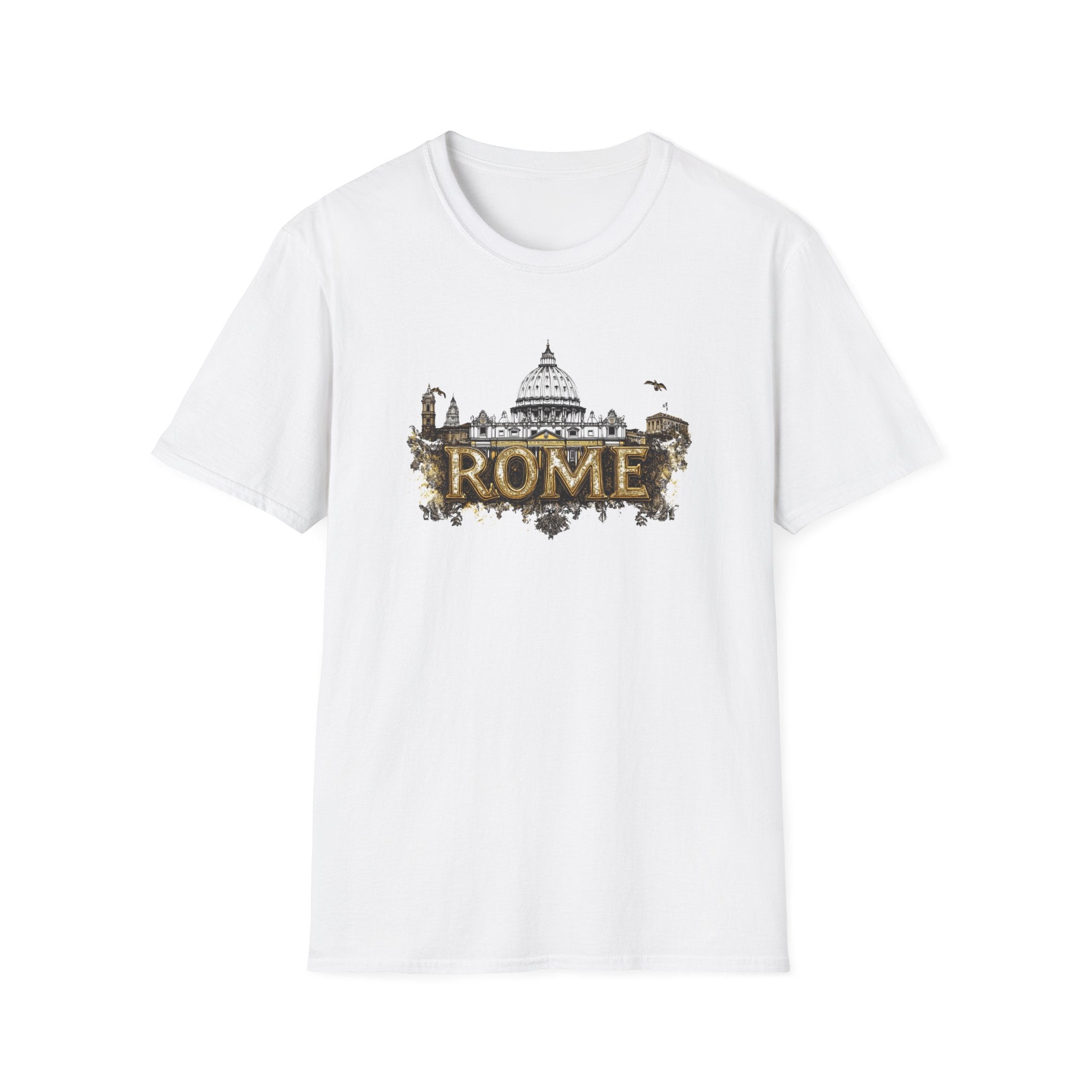 Rome skyline graphic T-Shirt | Rome travel souvenir, Colosseum Vatican design