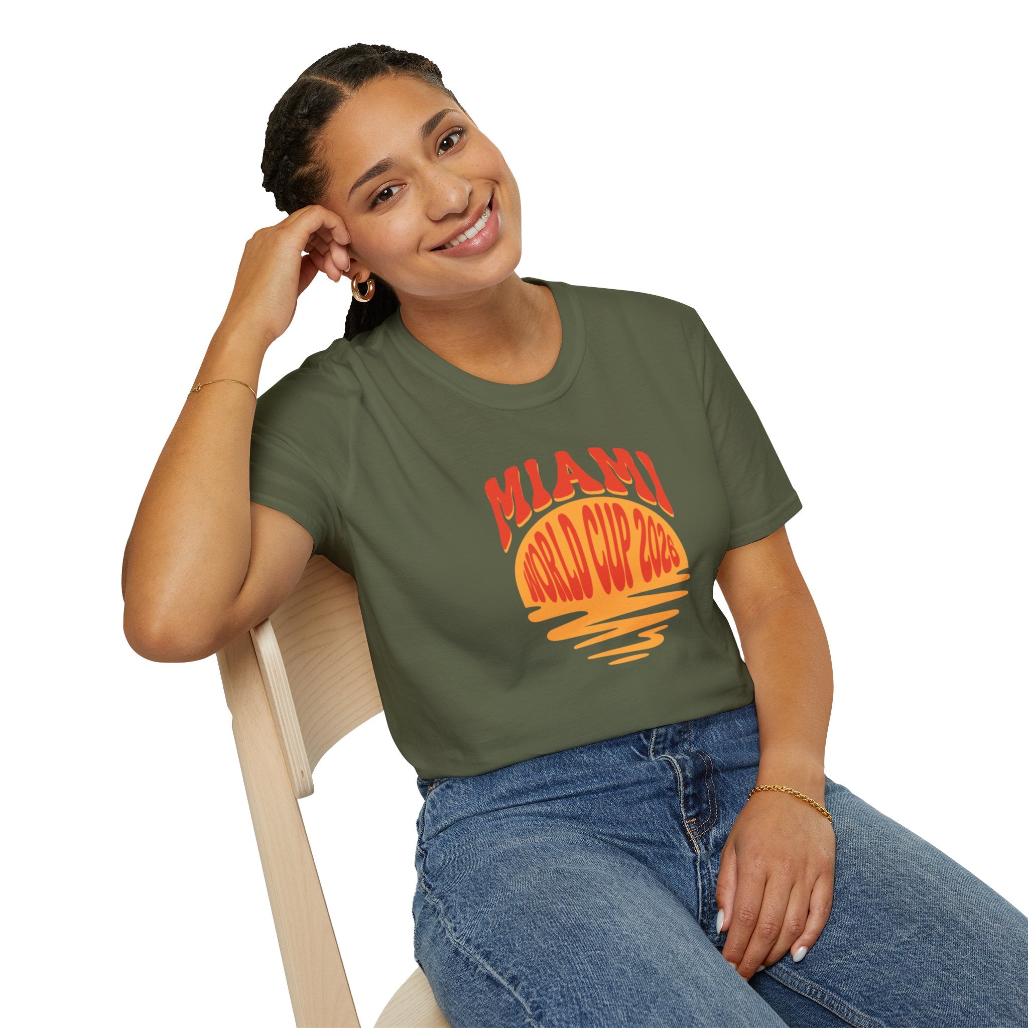 Miami World Cup 2026 T-Shirt – Retro Sunset Soccer Tee