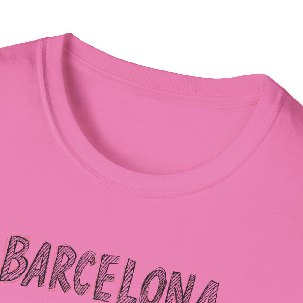 Barcelona Est. 15 B.C. T-Shirt – Vintage Travel Tee with "Art is our language" Script