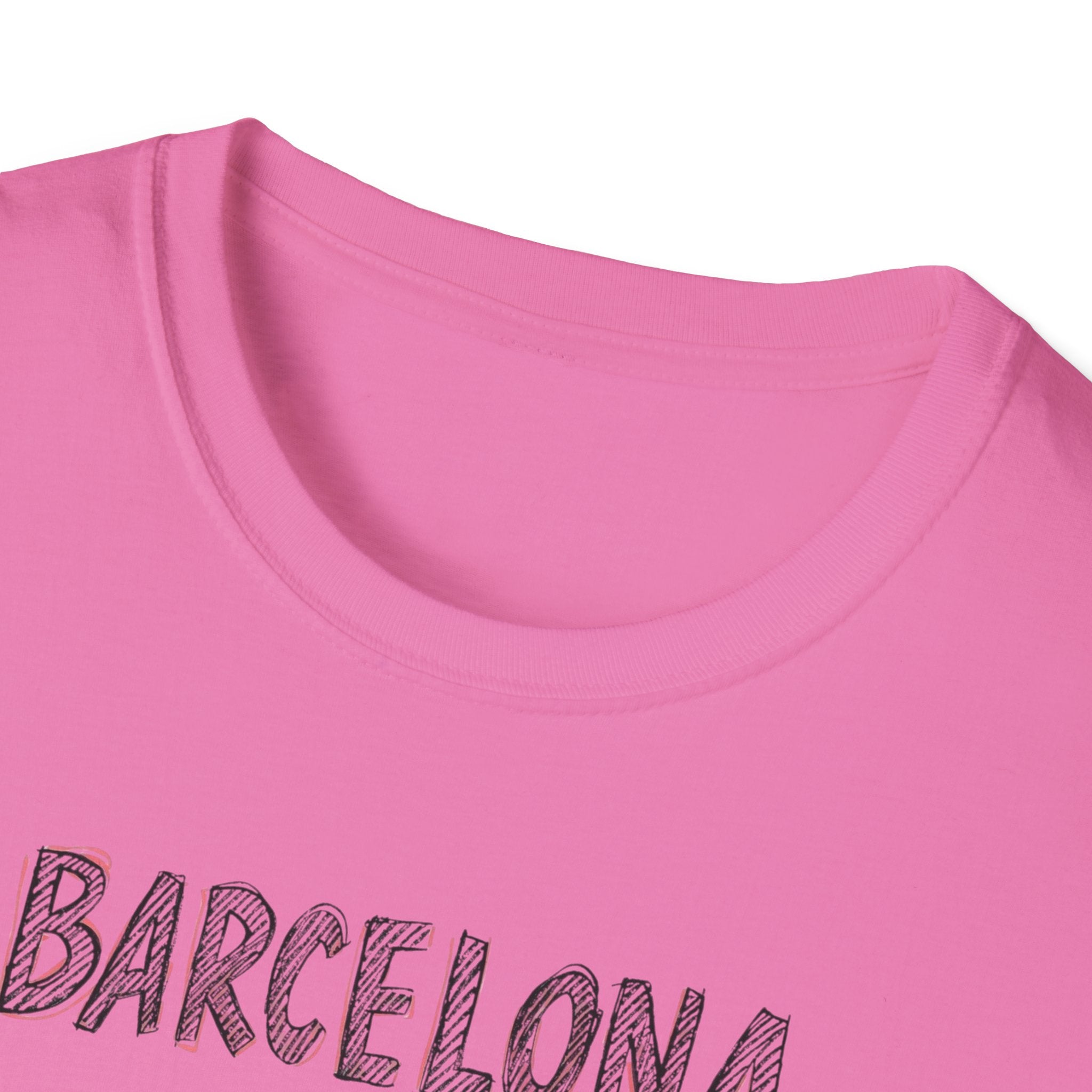 Barcelona Est. 15 B.C. T-Shirt – Vintage Travel Tee with "Art is our language" Script