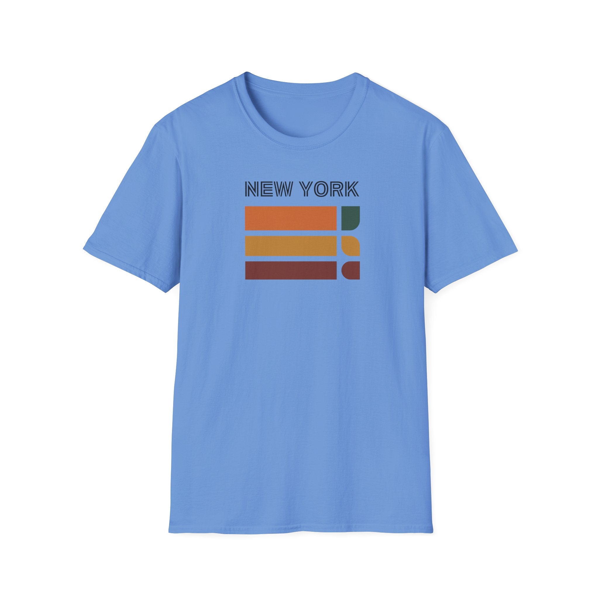 New York Retro Stripes T-Shirt | Vintage City Skyline Tee