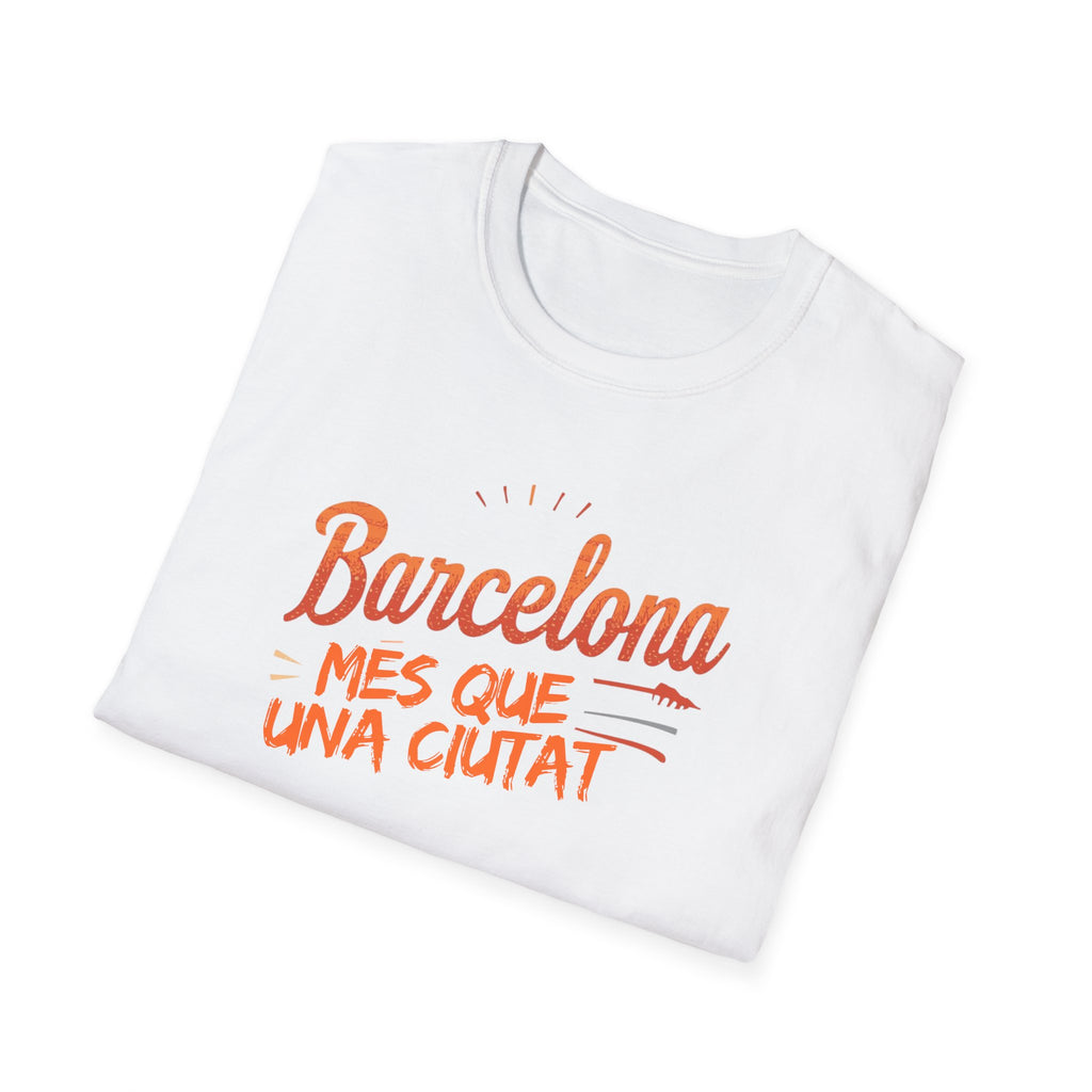 Barcelona Mes Que Una Ciutat T-Shirt | Catalonia Spanish City Tee