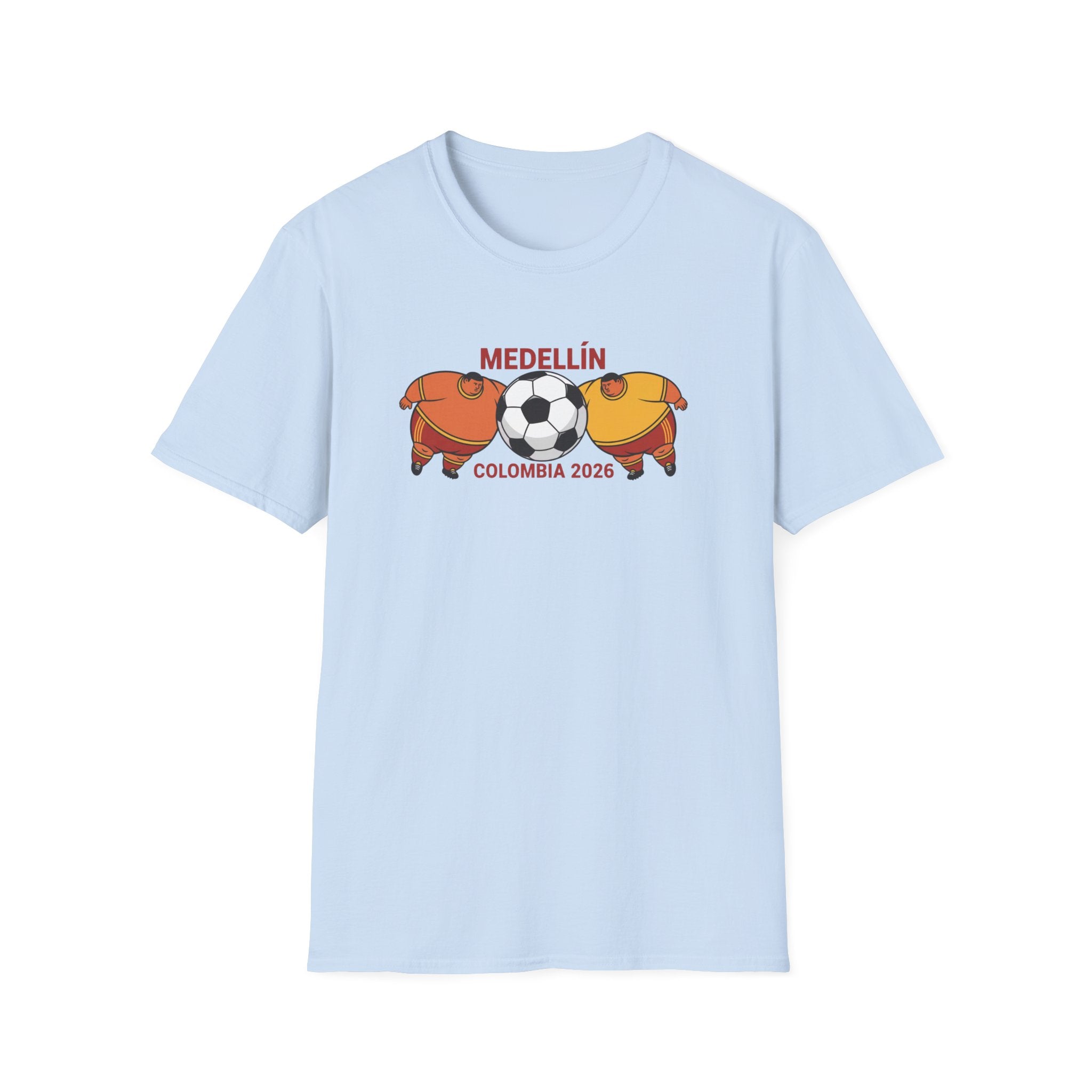 Medellín Colombia 2026 Soccer T-Shirt – Football Dolphins Graphic Tee
