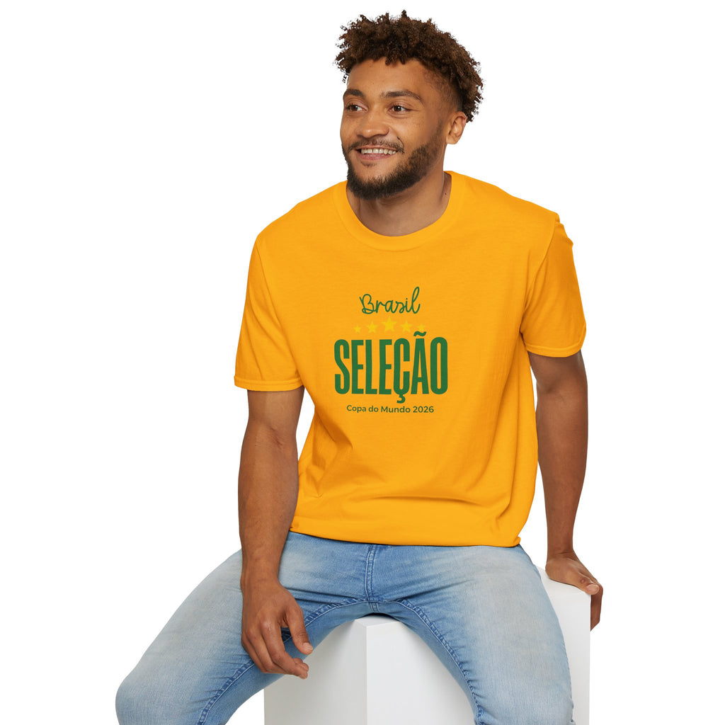 Selecao Brazil Soccer T-Shirt – Copa do Mundo 2022 Fan Tee