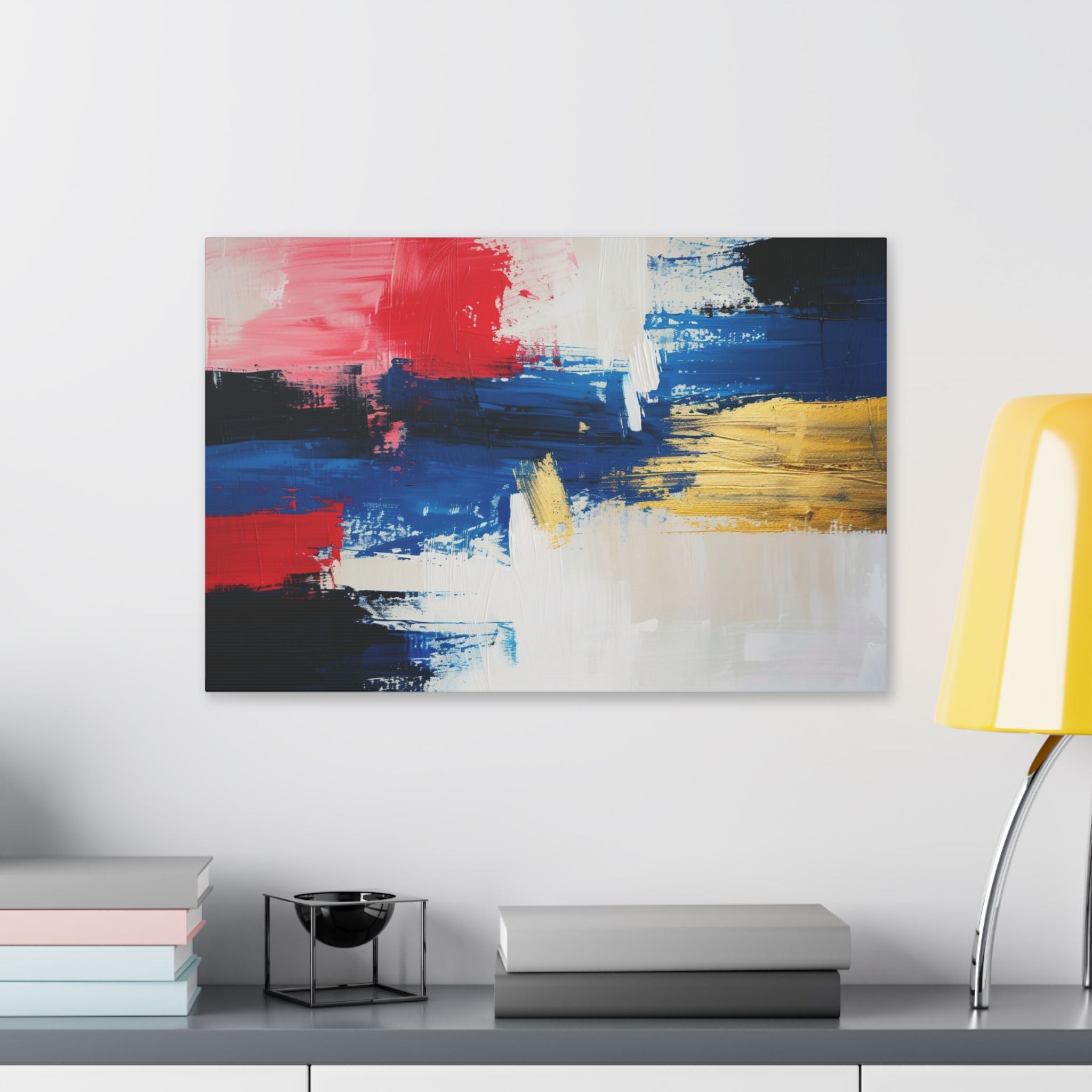 Abstract Color Splash Canvas - Paris French artistic heritage