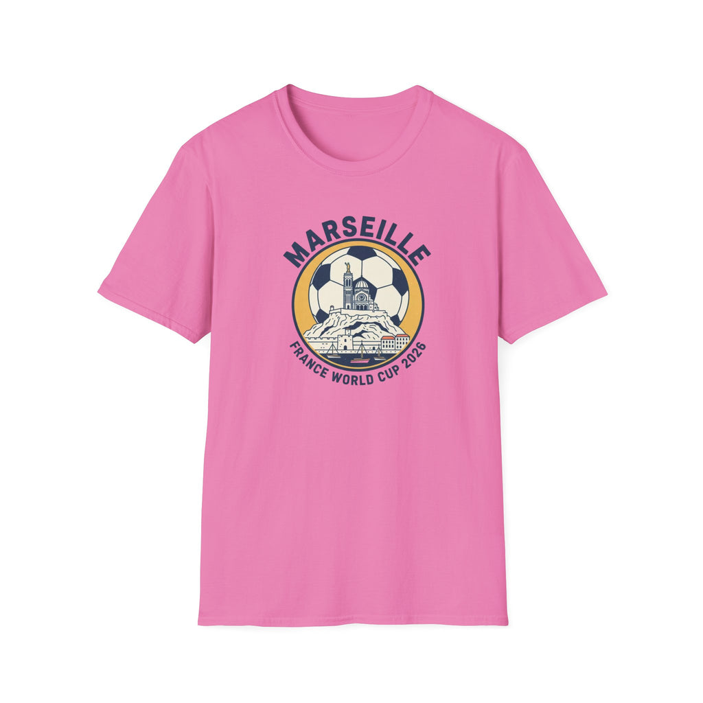 Marseille Soccer T‑Shirt – France World Cup 2026 Stadium Graphic