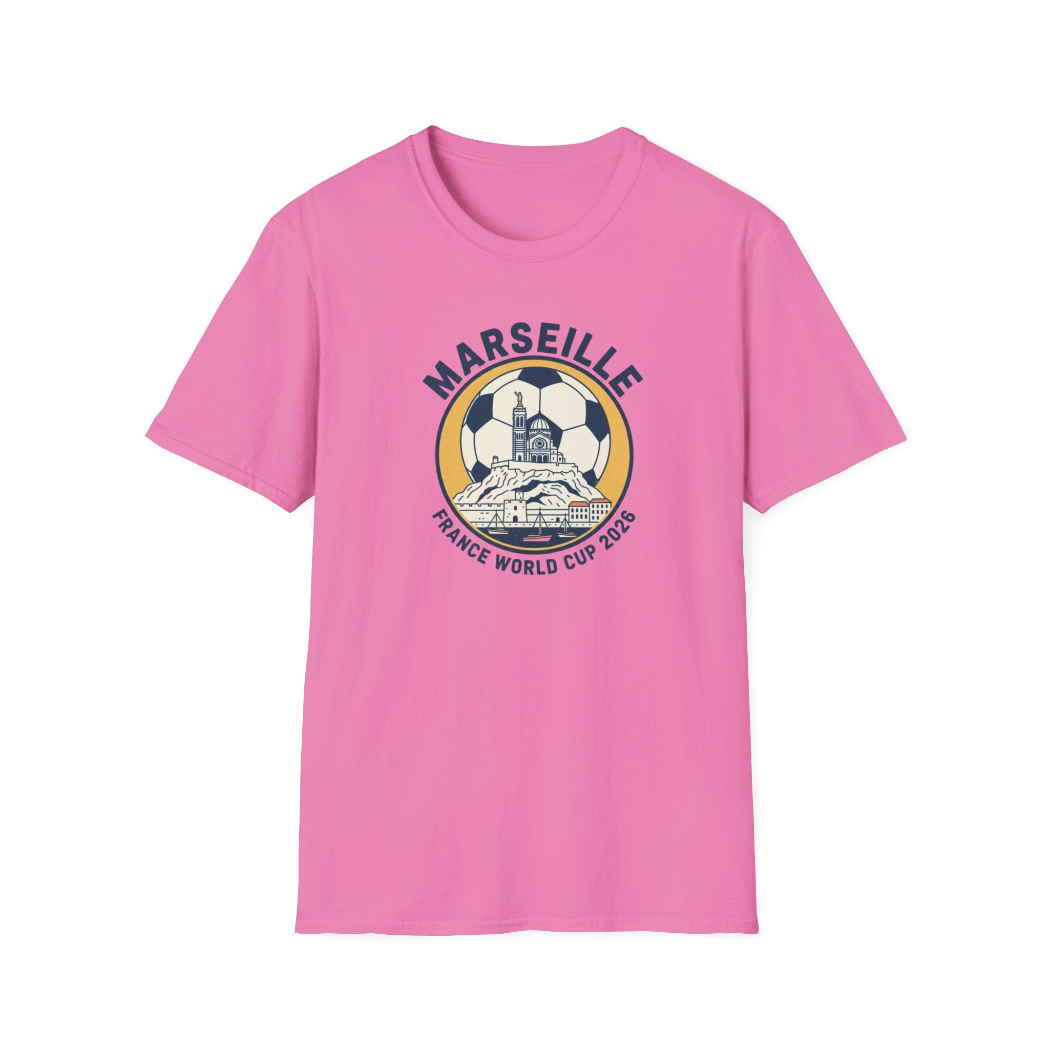Marseille Soccer T‑Shirt – France World Cup 2026 Stadium Graphic