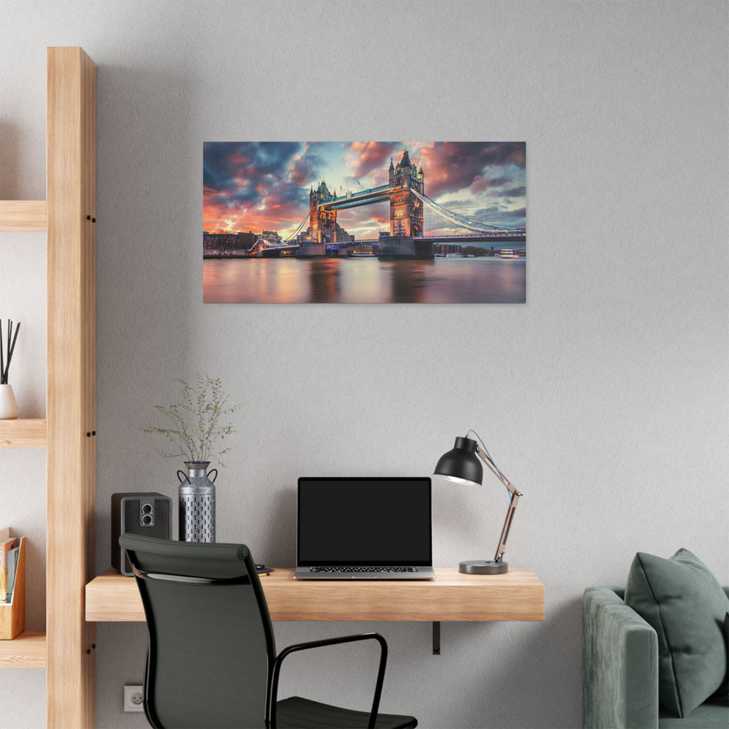 Tower Bridge Sunset Canvas
