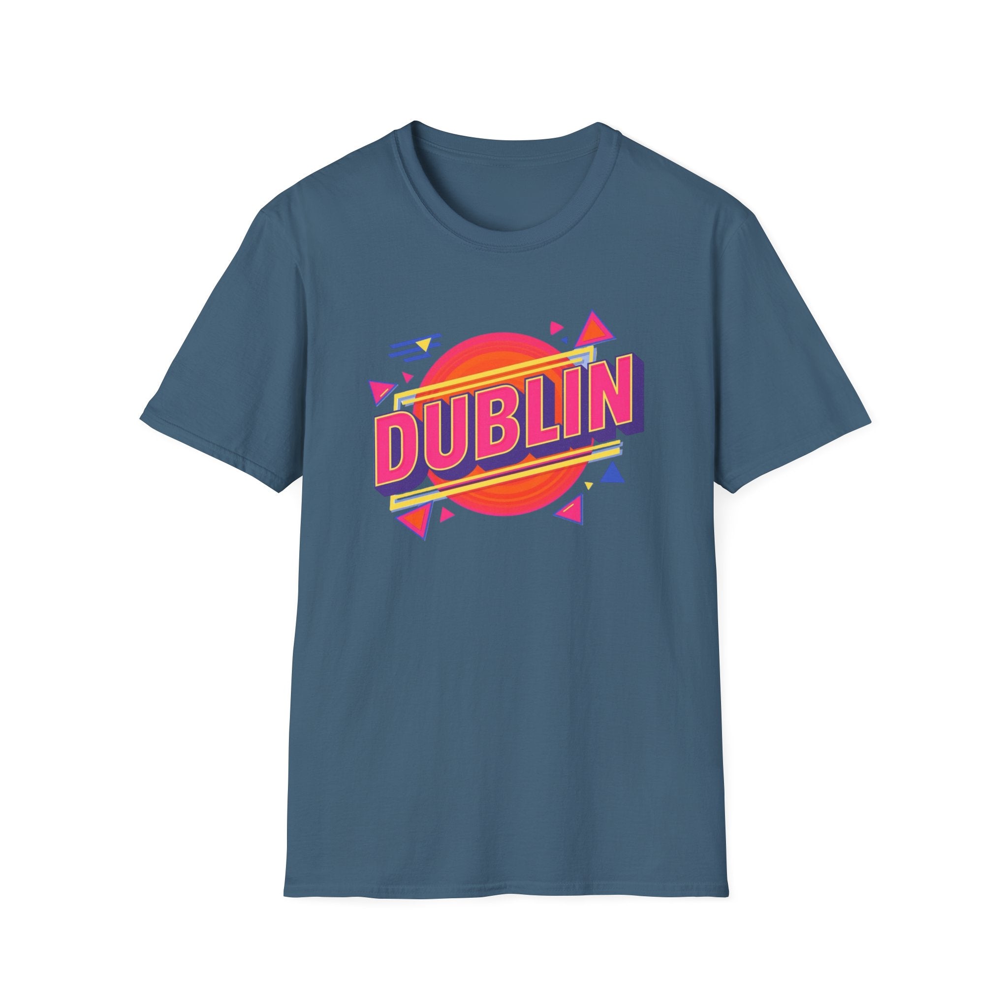 Dublin Retro 3D Unisex Softstyle T-Shirt