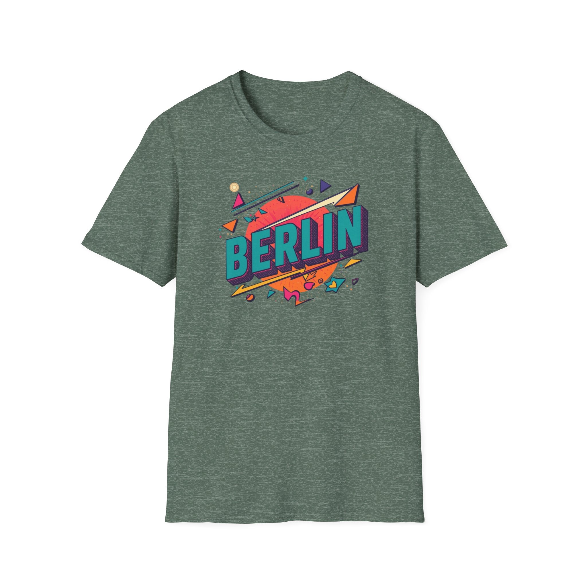 Berlin Retro Graphic T-Shirt — Colorful Vintage City Tee