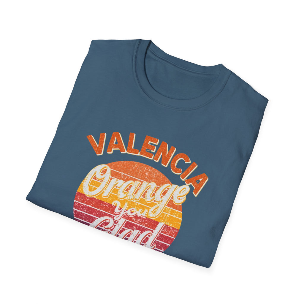 Valencia Orange You Glad Retro Graphic T-Shirt