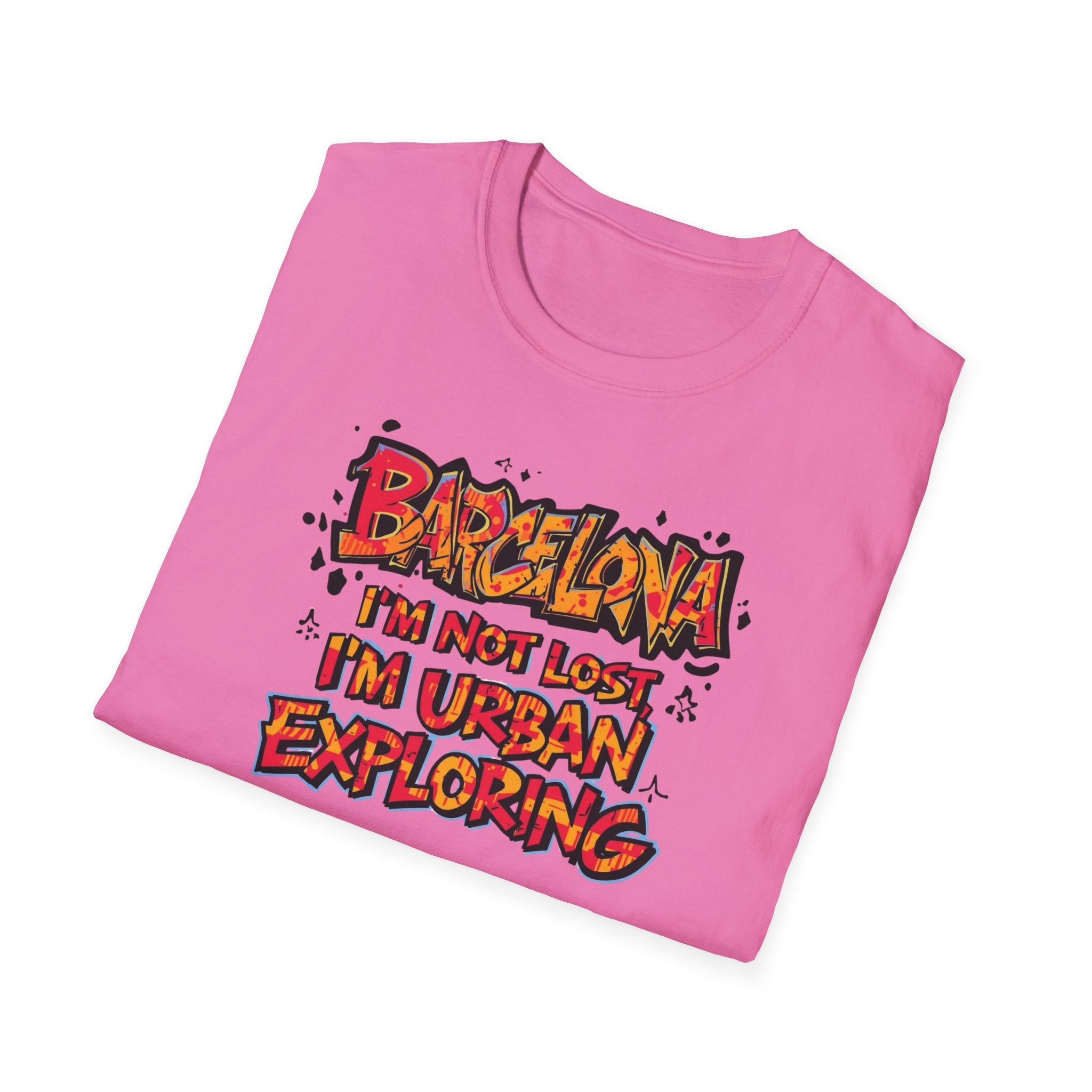 Barcelona Urban Exploring T-Shirt — "I'm Not Lost, I'm Urban Exploring" Travel Tee