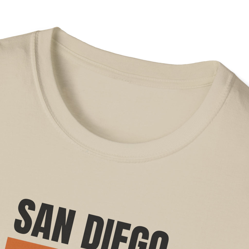 San Diego Retro Stripes T-Shirt | Vintage City Graphic
