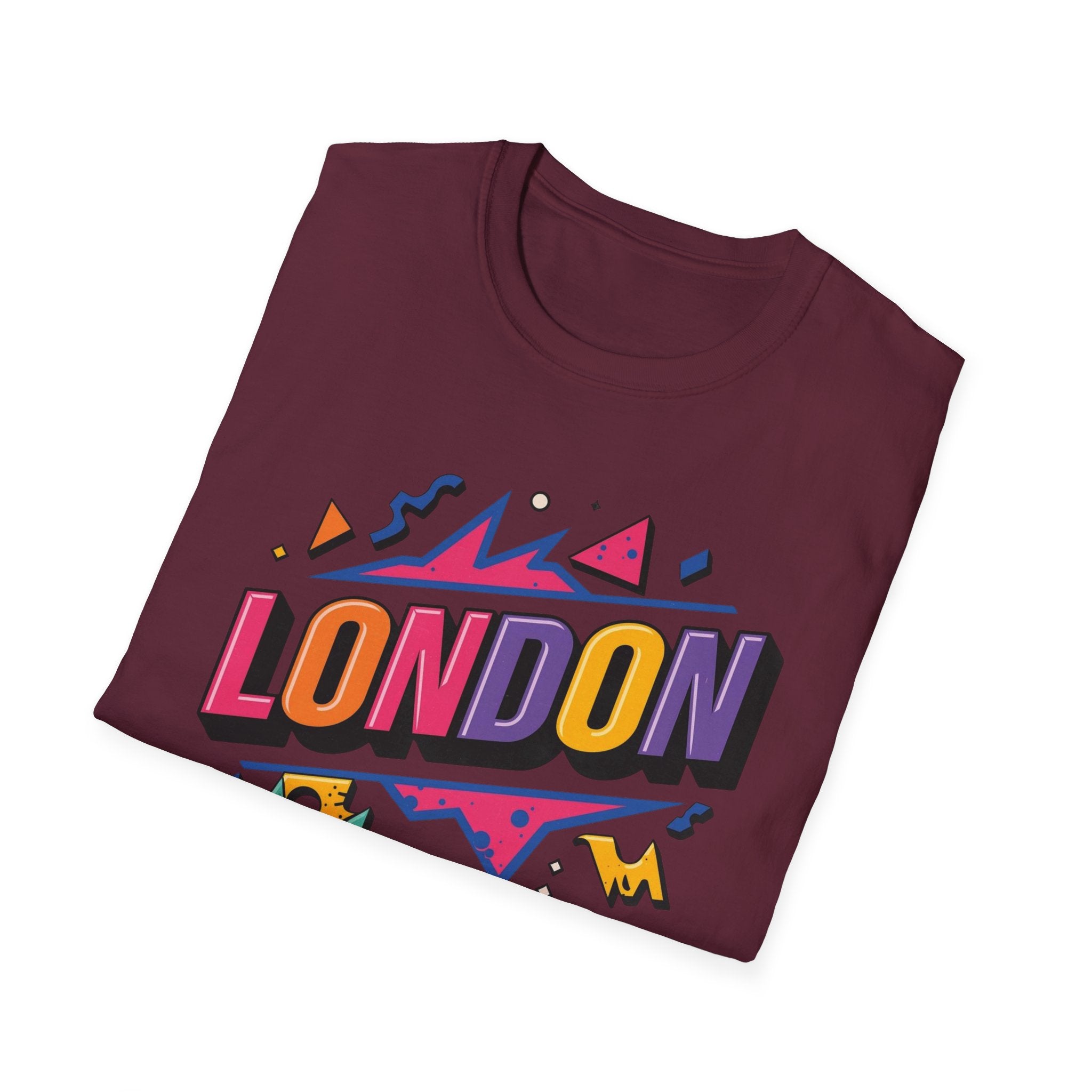 London Pop Art T-Shirt — Colorful Retro City Graphic Tee