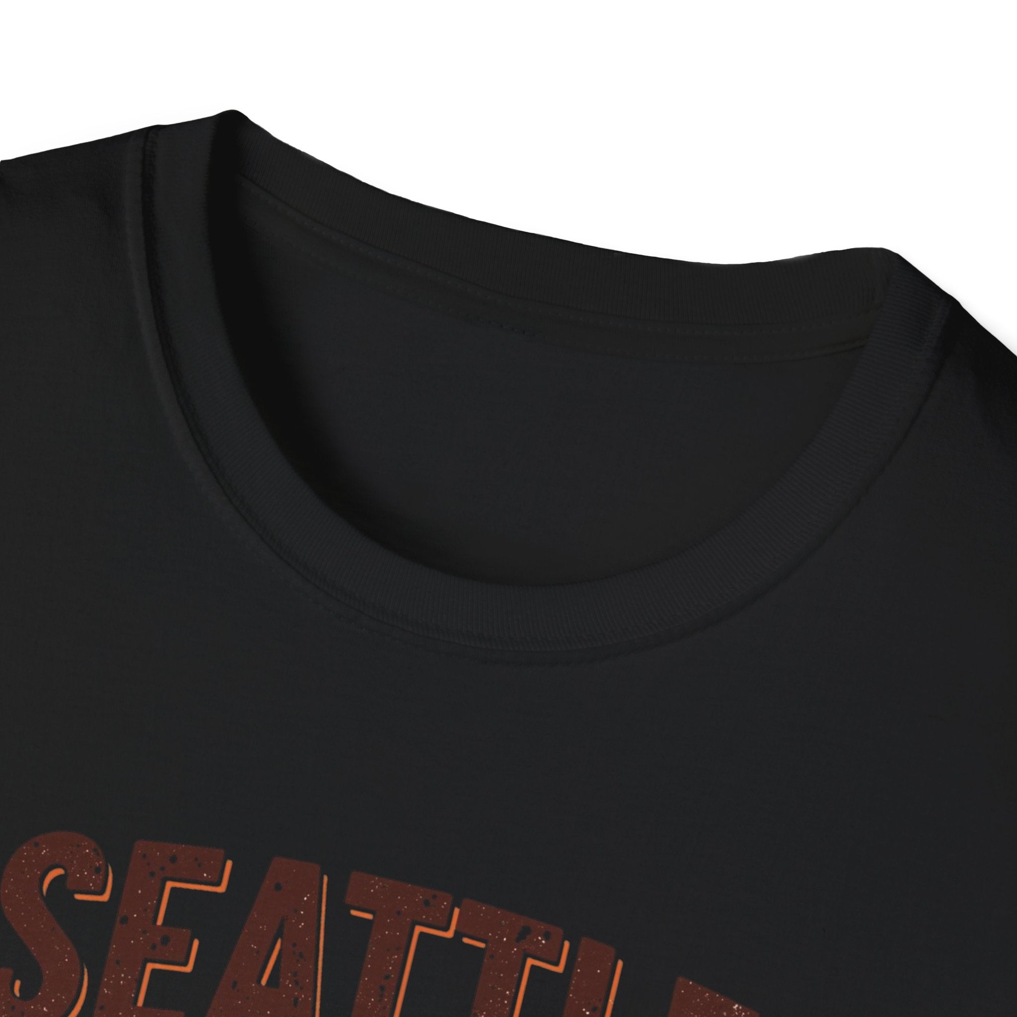 Seattle T-Shirt — "This City Runs on Caffeine and Chaos"