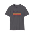 Rome Vintage Stripes T-Shirt — "When in Rome" Travel Tee