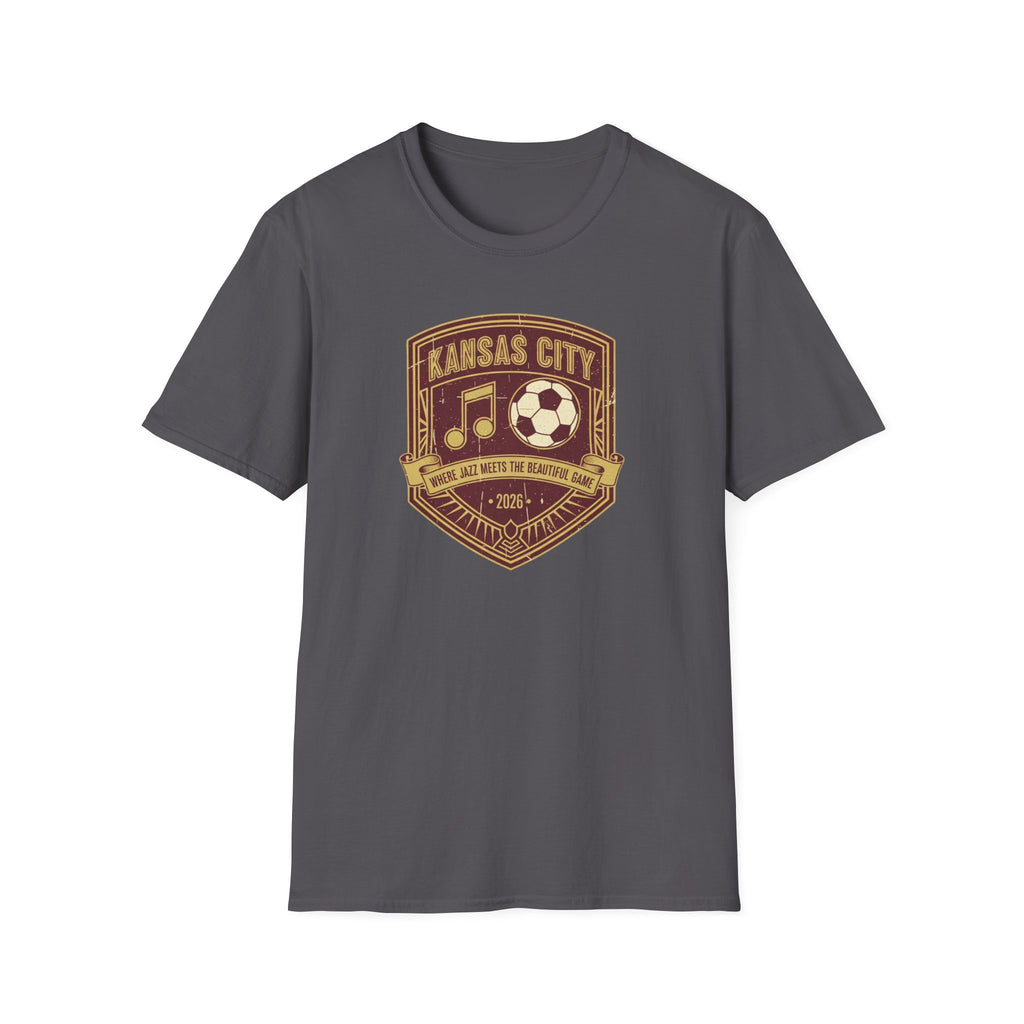 Kansas City Music & Soccer Crest T-Shirt