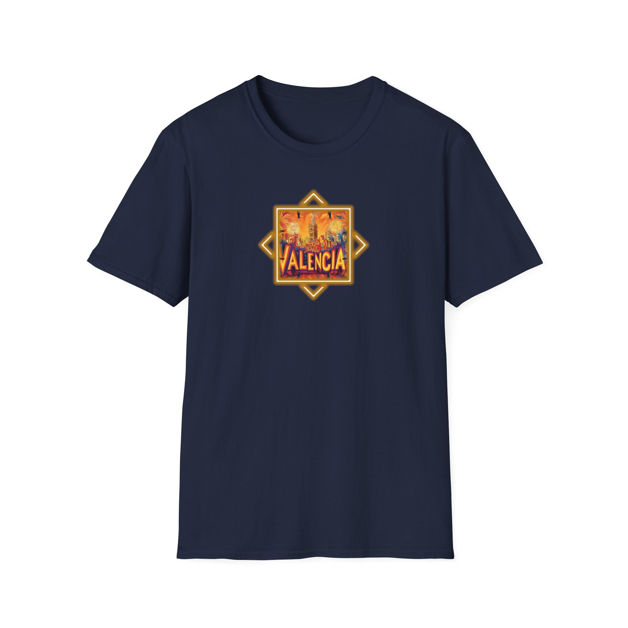 Valencia Sunset Badge T-Shirt | Spanish City Travel Tee