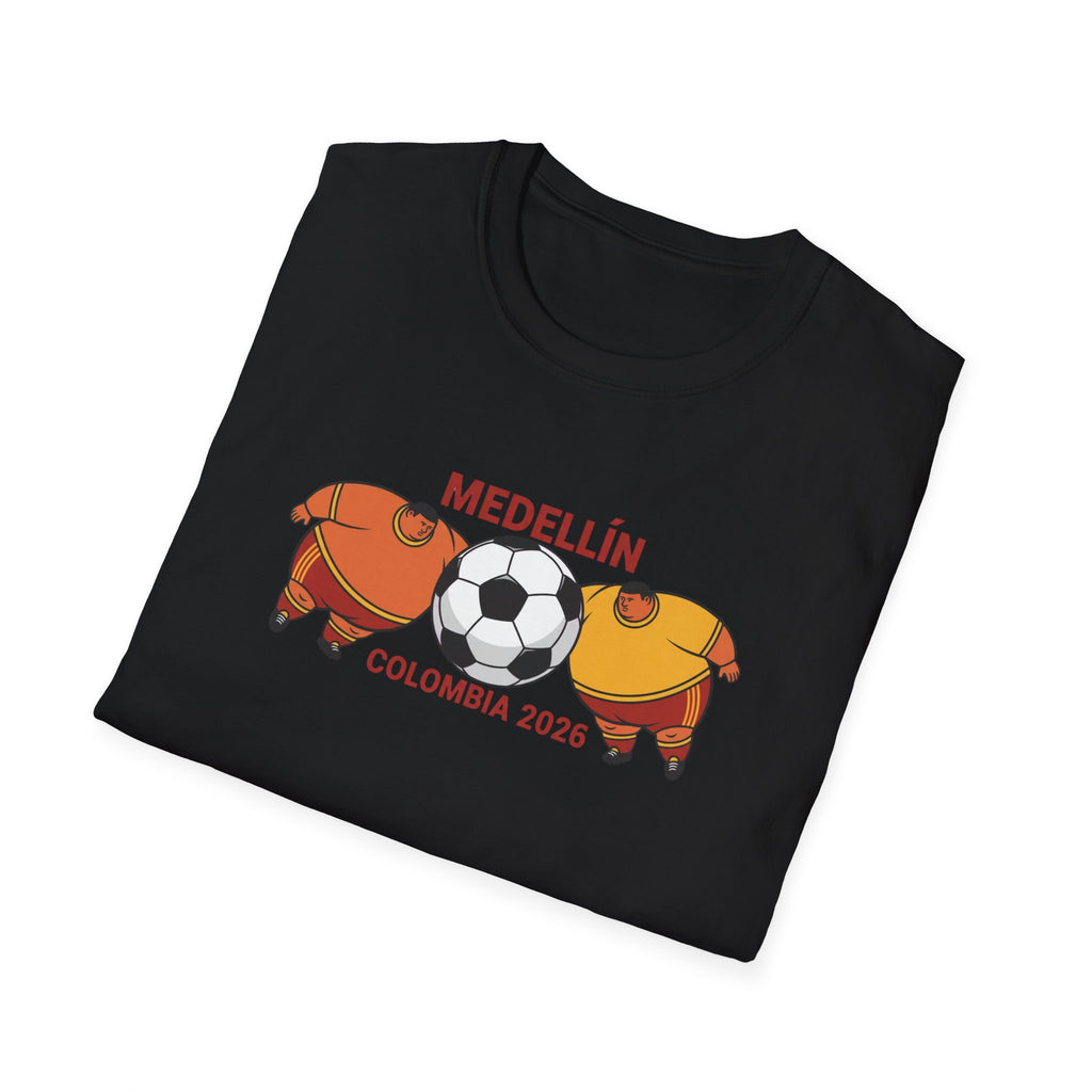 Medellín Colombia 2026 Soccer T-Shirt – Football Dolphins Graphic Tee