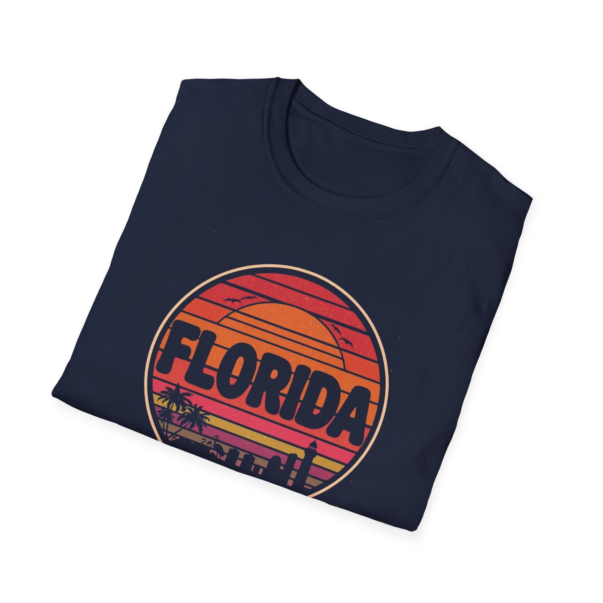 Florida Sunset T-Shirt — Retro Beach Skyline Tee