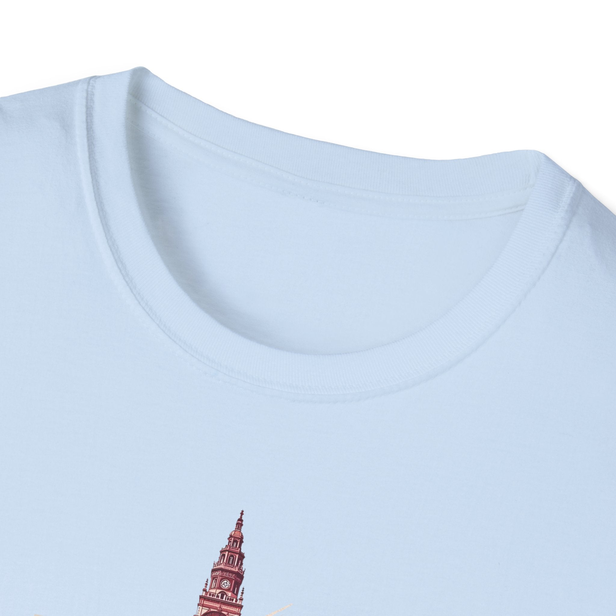 Munchen skyline brushstroke T-Shirt | Munich cityscape souvenir
