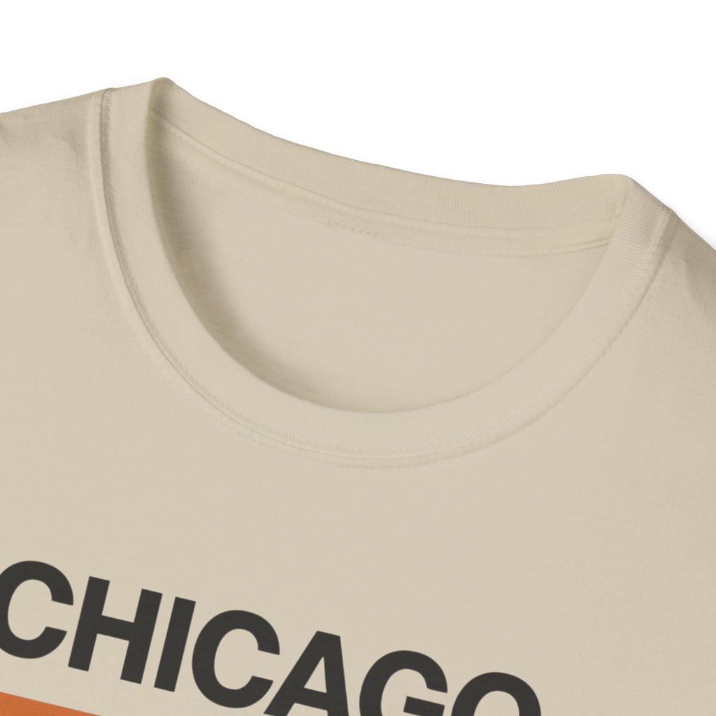 Chicago Retro Stripes T-Shirt | Vintage City Typography
