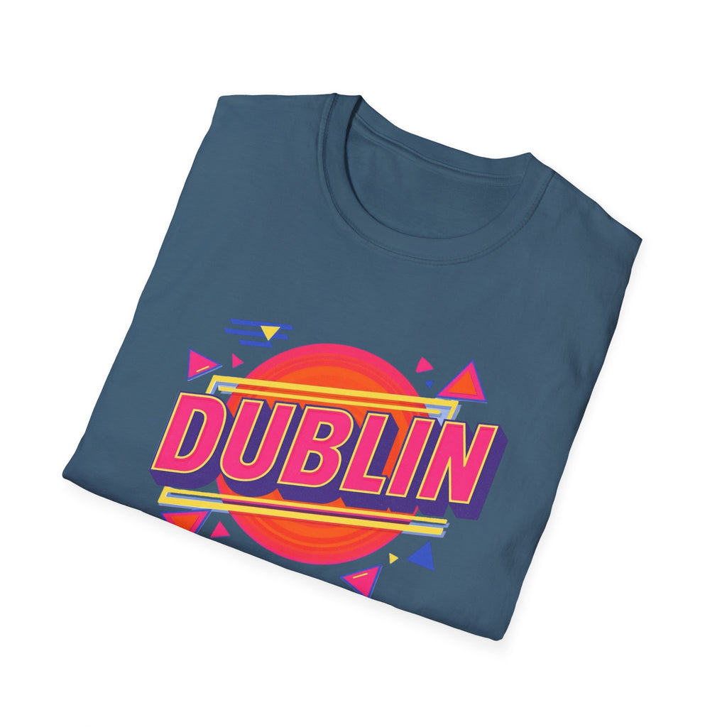 Dublin Retro 3D Unisex Softstyle T-Shirt