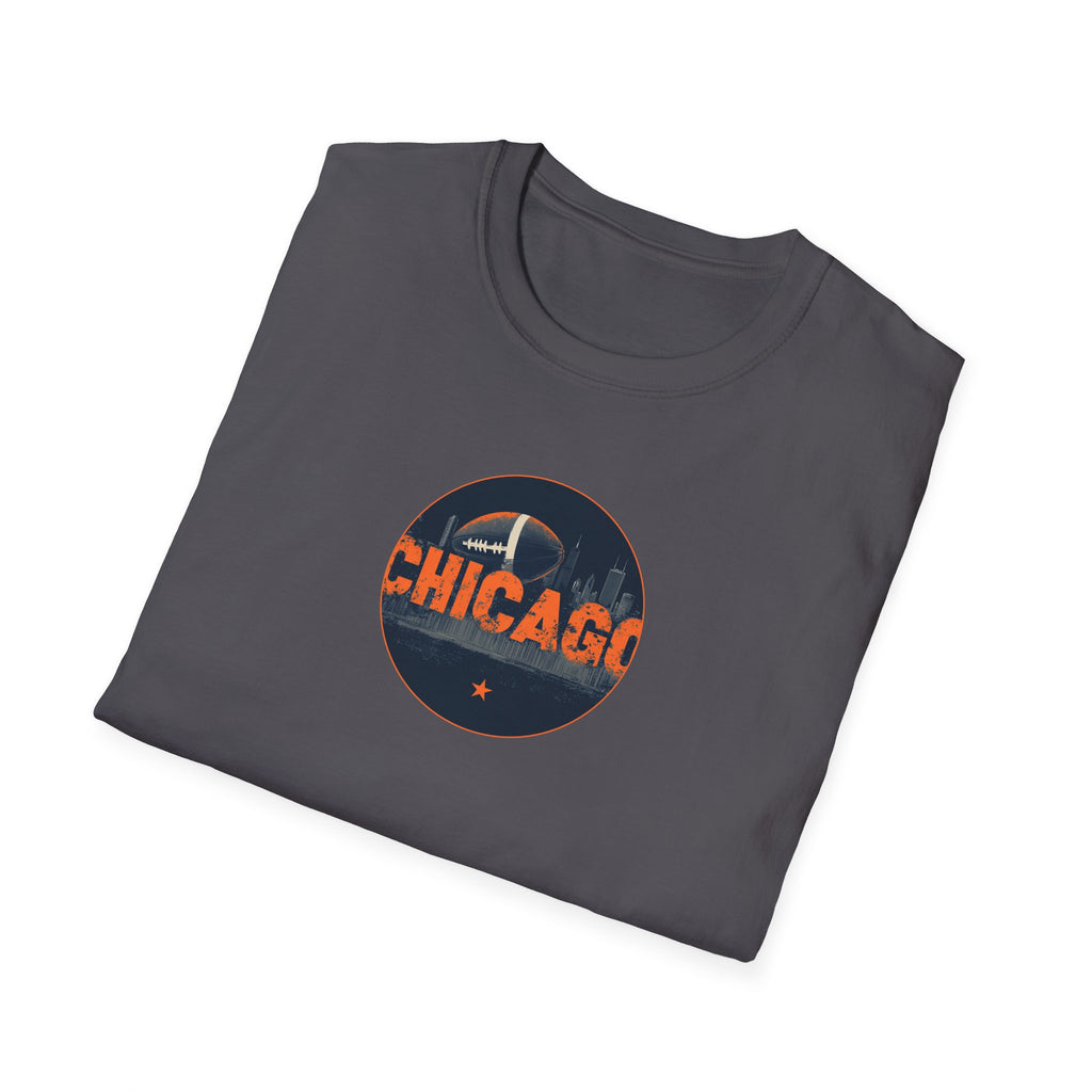 Chicago Skyline Circle t-shirt | Cityscape Retro Chicago Tee