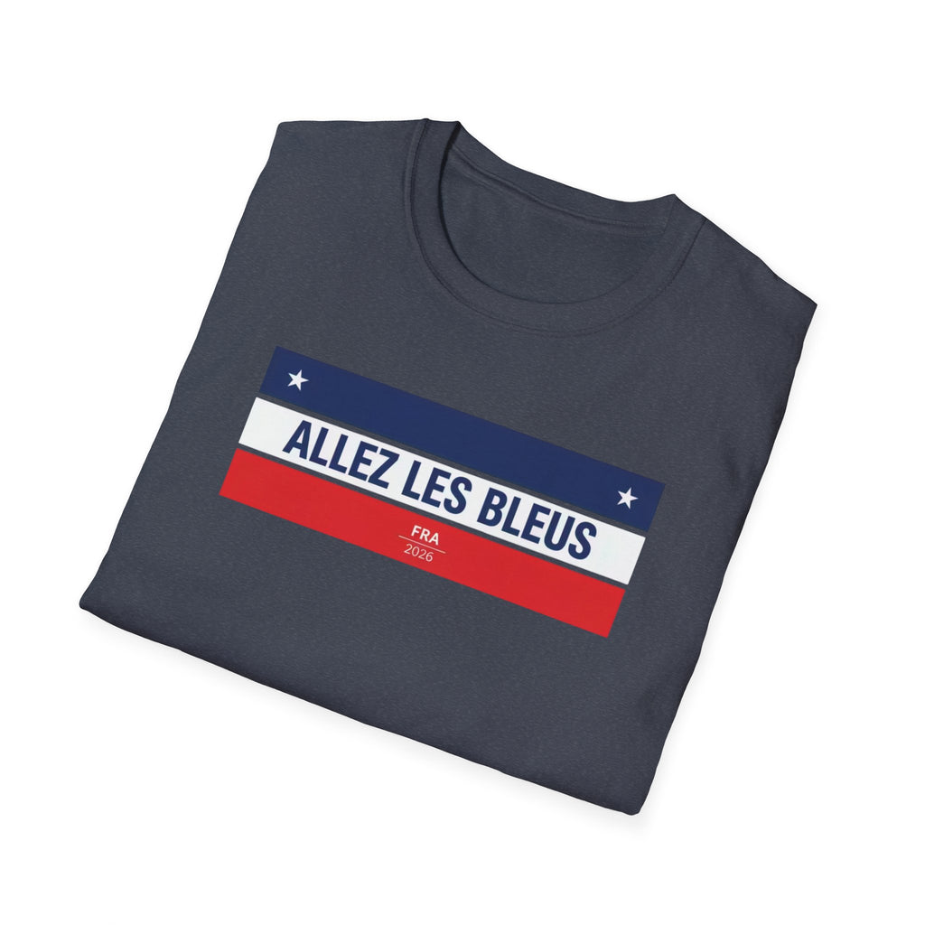 T-Shirt — Allez Les Bleus French Flag Soccer Supporter Tee