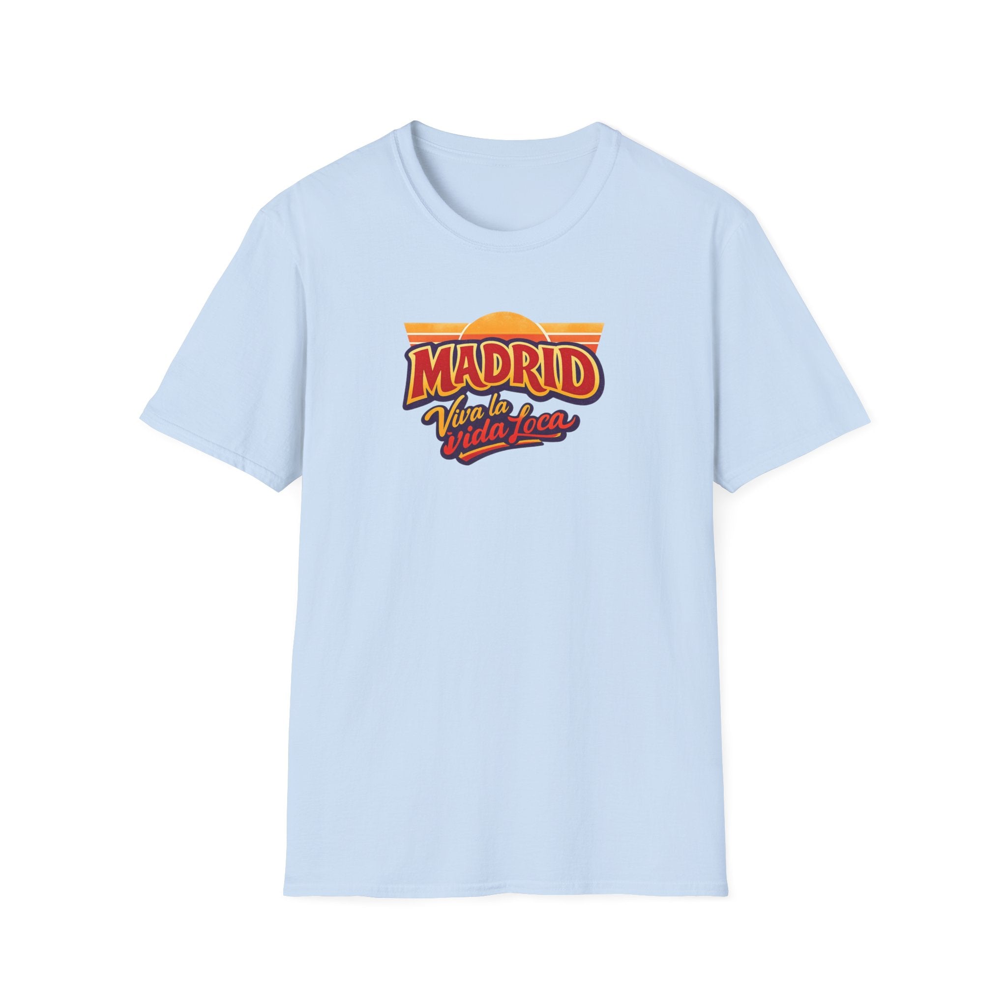 Madrid Viva La Vida Retro Graphic T-Shirt