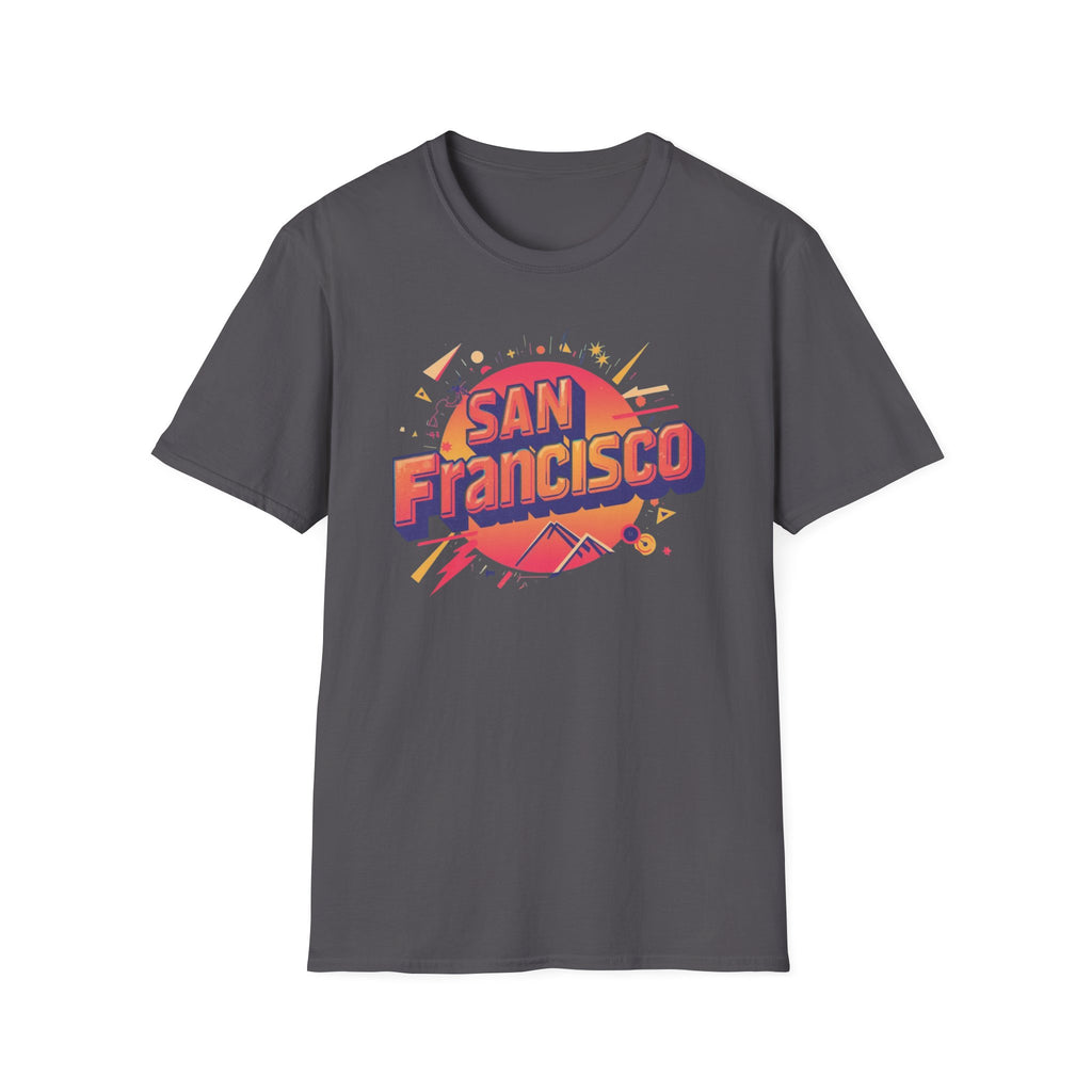 San Francisco Retro Sunset T-Shirt — Vintage City Skyline Tee