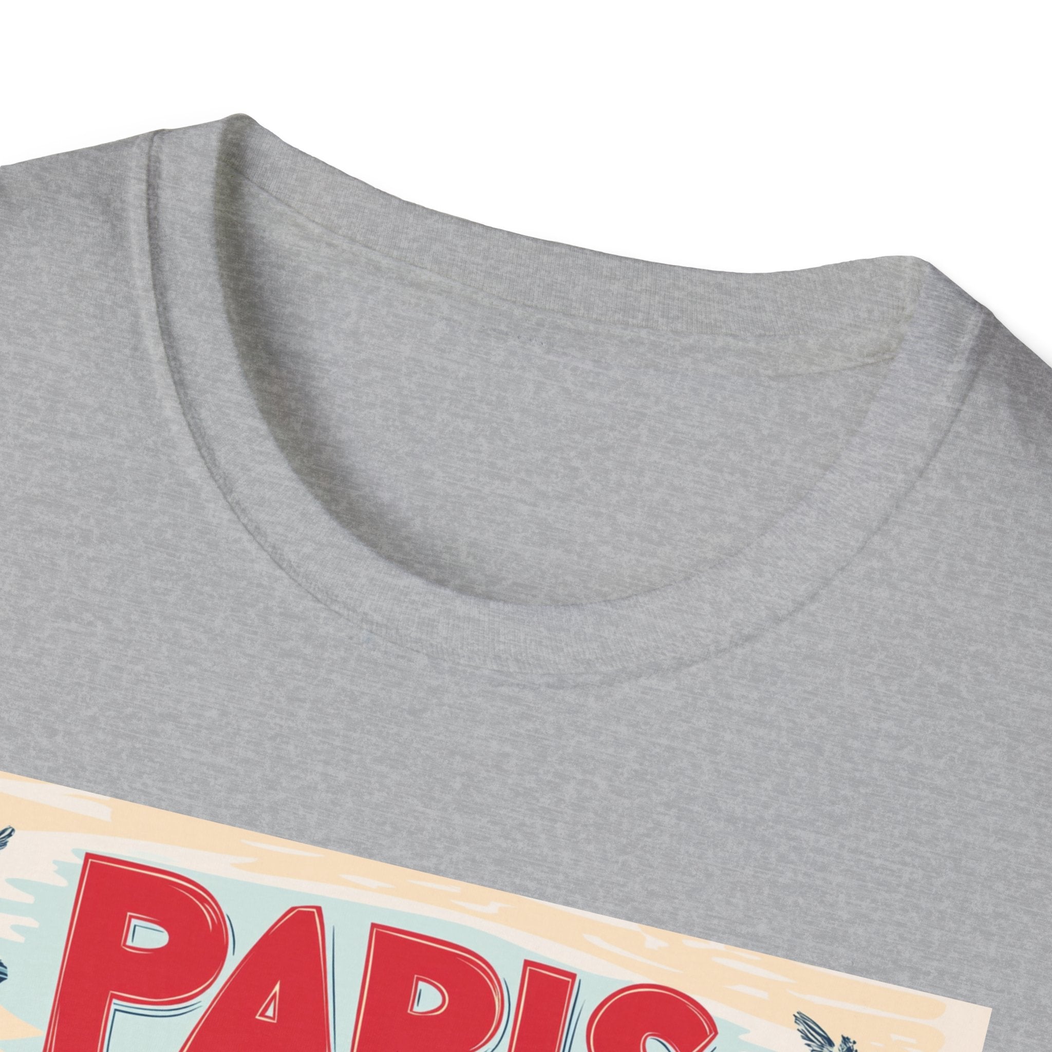 Paris Vintage Postcard T-Shirt | Eiffel Tower Retro Travel Tee