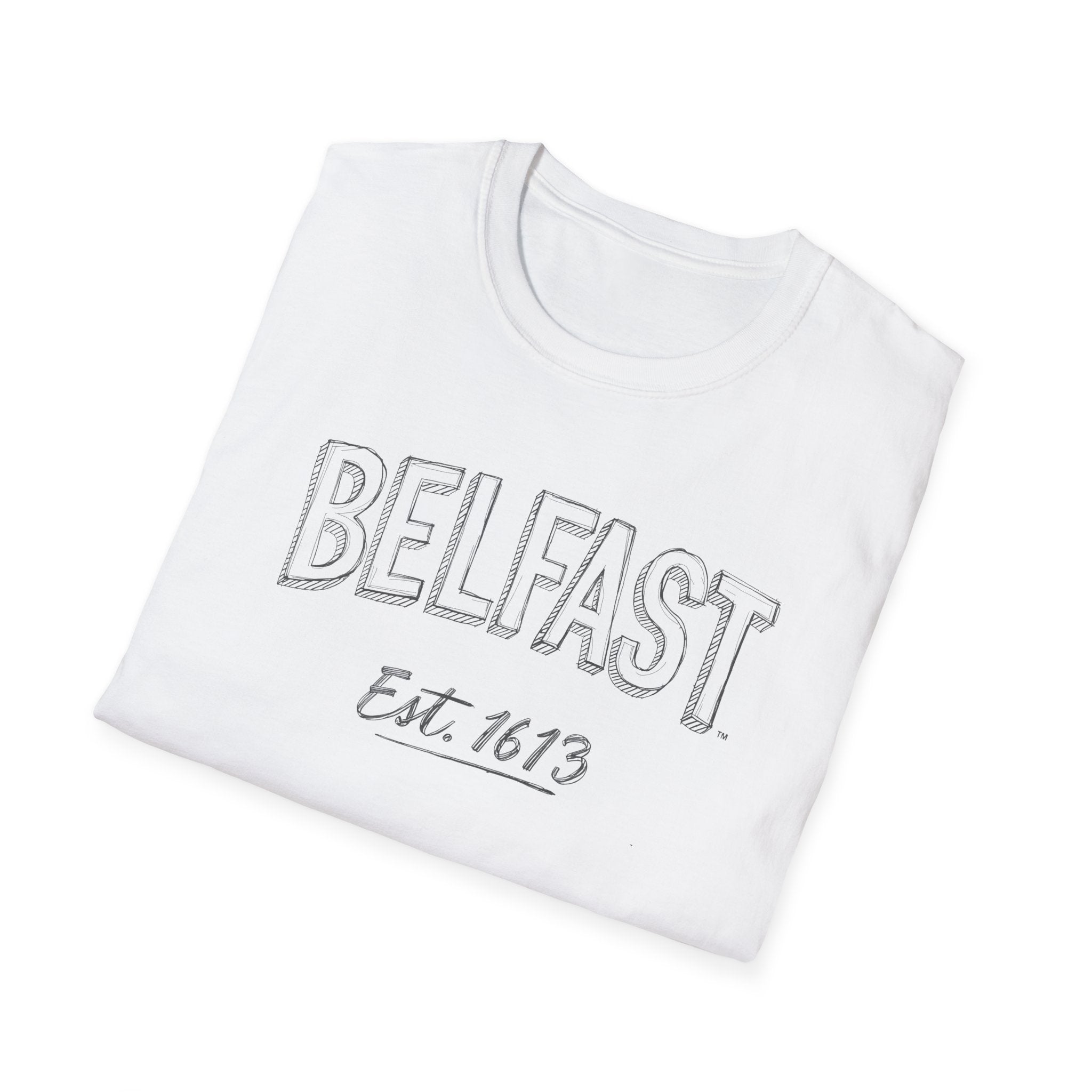 Belfast Est. 1613 Vintage-Style T-Shirt — Retro City Pride Tee