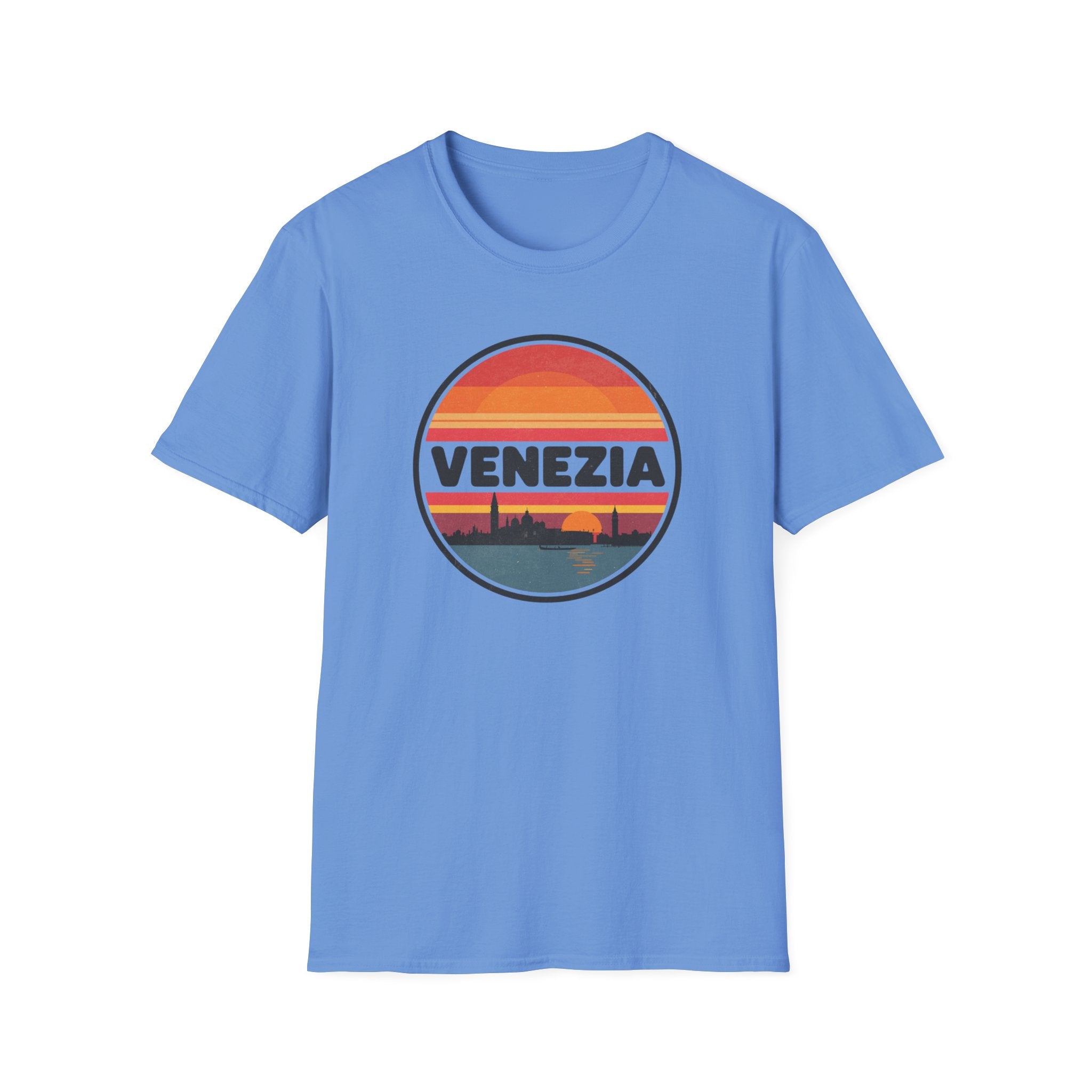 Venezia Sunset T-Shirt — Retro Venice Skyline Tee