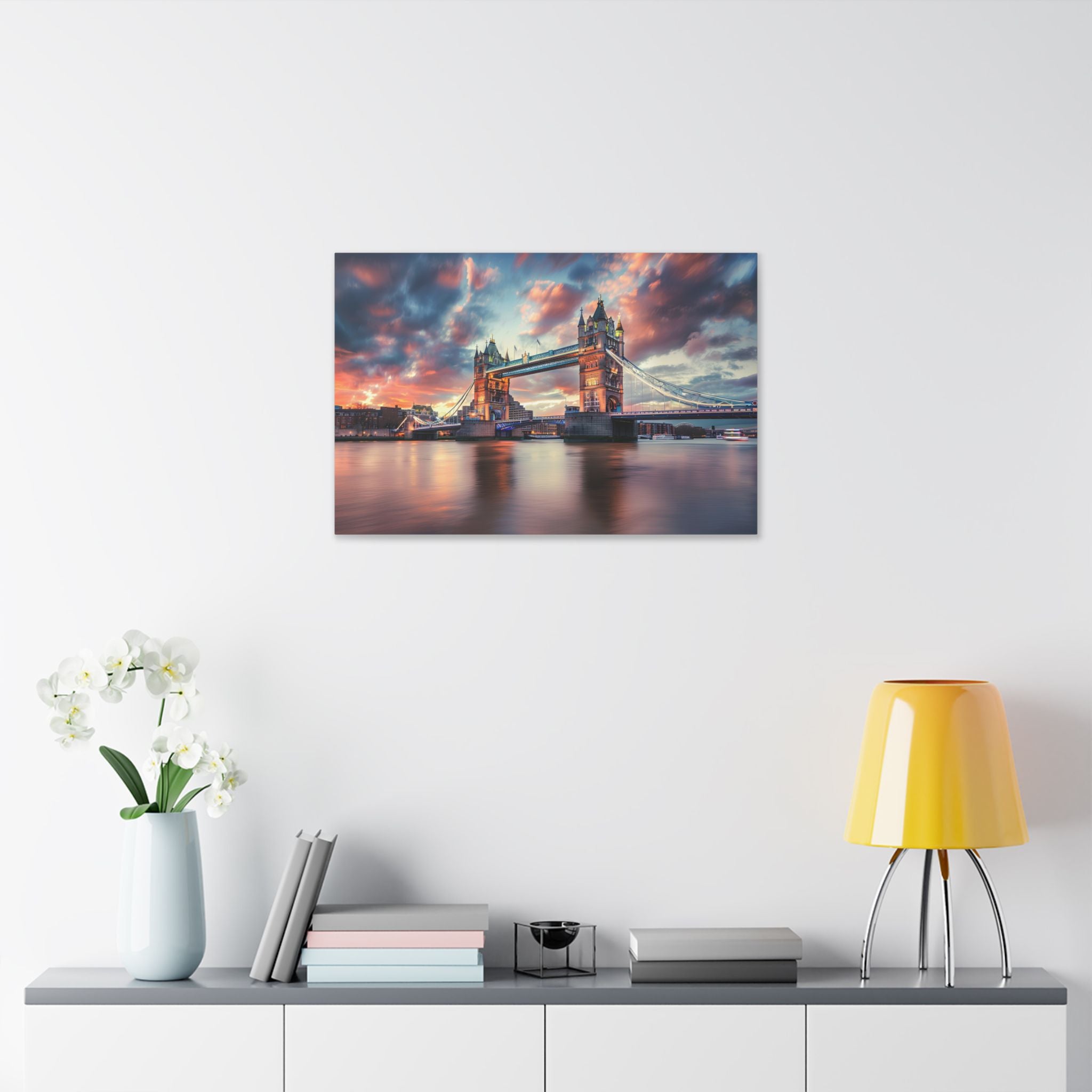 Tower Bridge Sunset Canvas