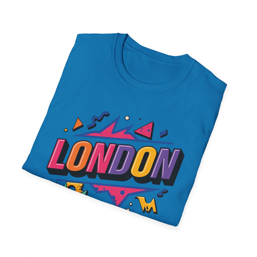London Pop Art T-Shirt — Colorful Retro City Graphic Tee