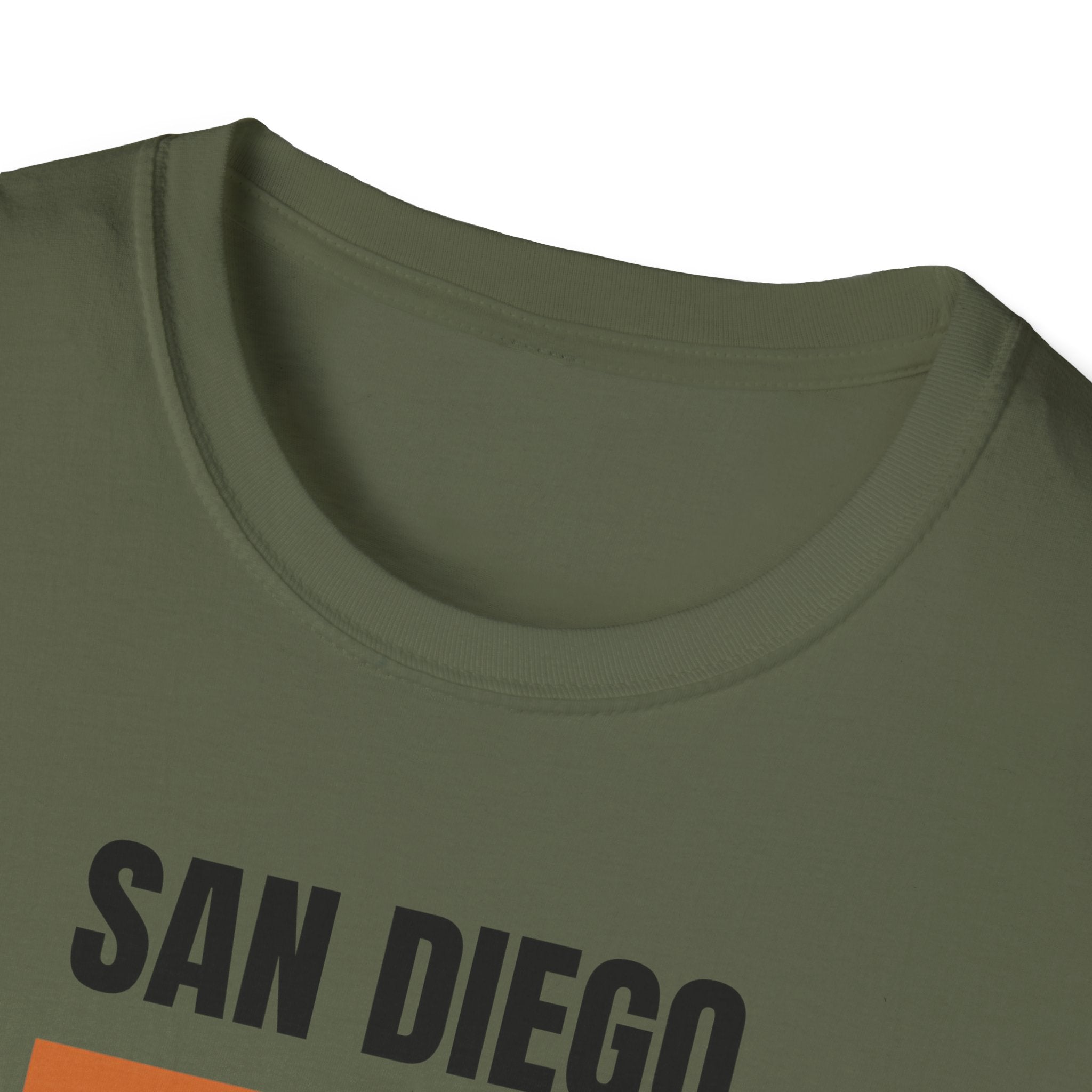San Diego Retro Stripes T-Shirt | Vintage Sunset City Design