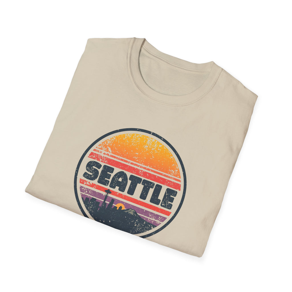 Seattle Retro Sunset T-Shirt