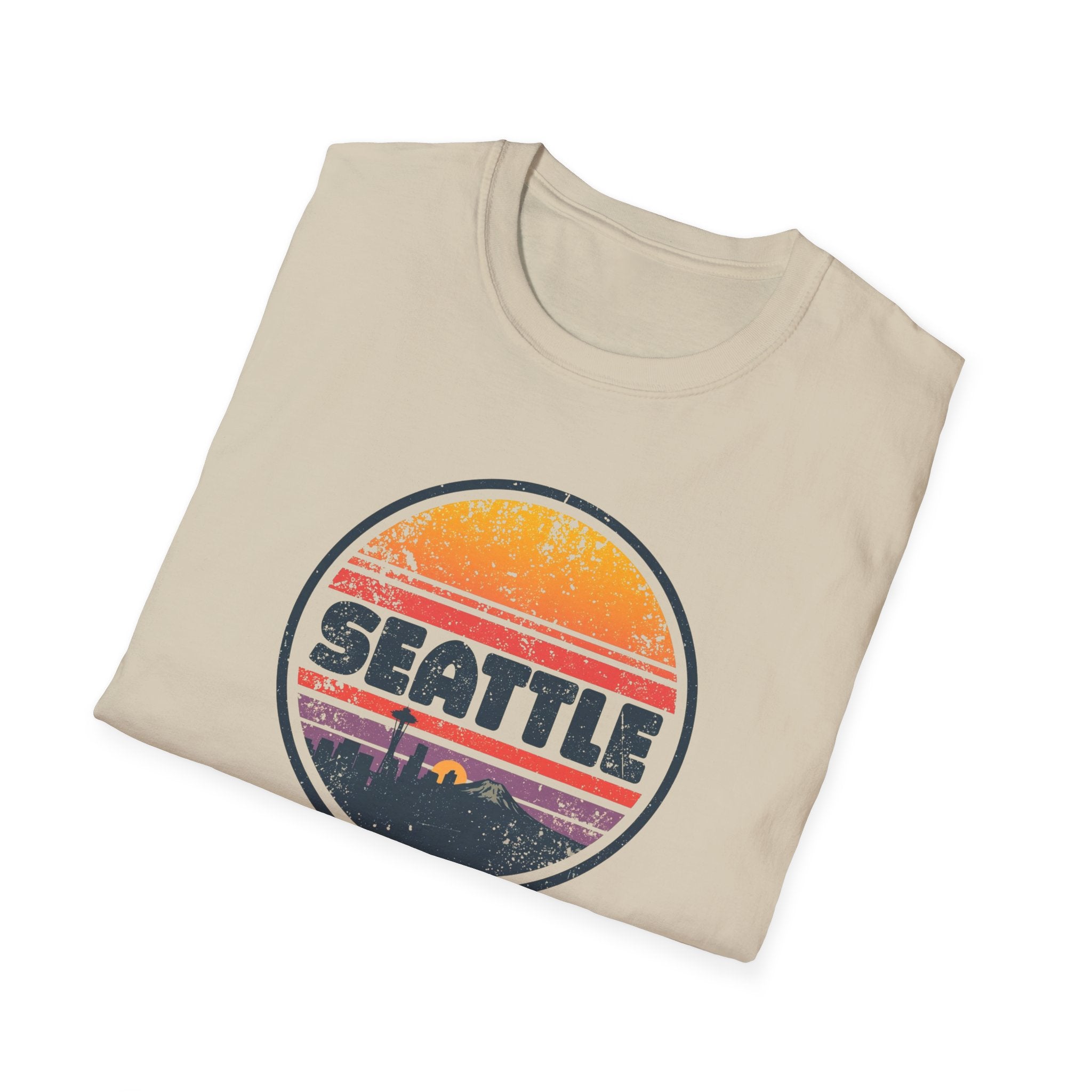 Seattle Retro Sunset T-Shirt