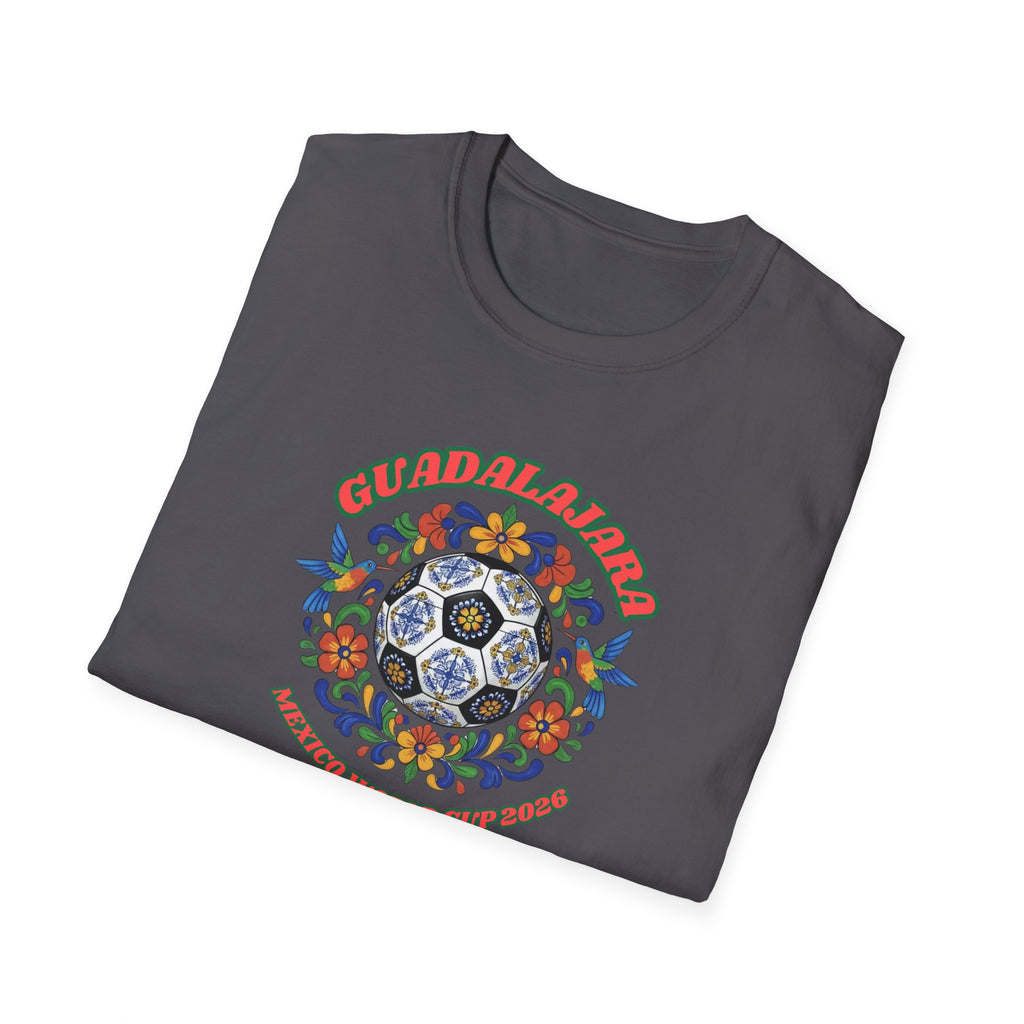 Day of the Dead Floral Soccer T-Shirt – Mexican Calavera Football Design
