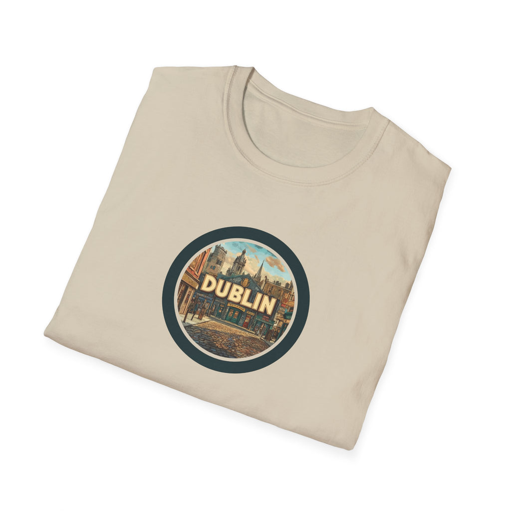 Dublin Vintage Cityscape T-Shirt | Ireland Travel Souvenir